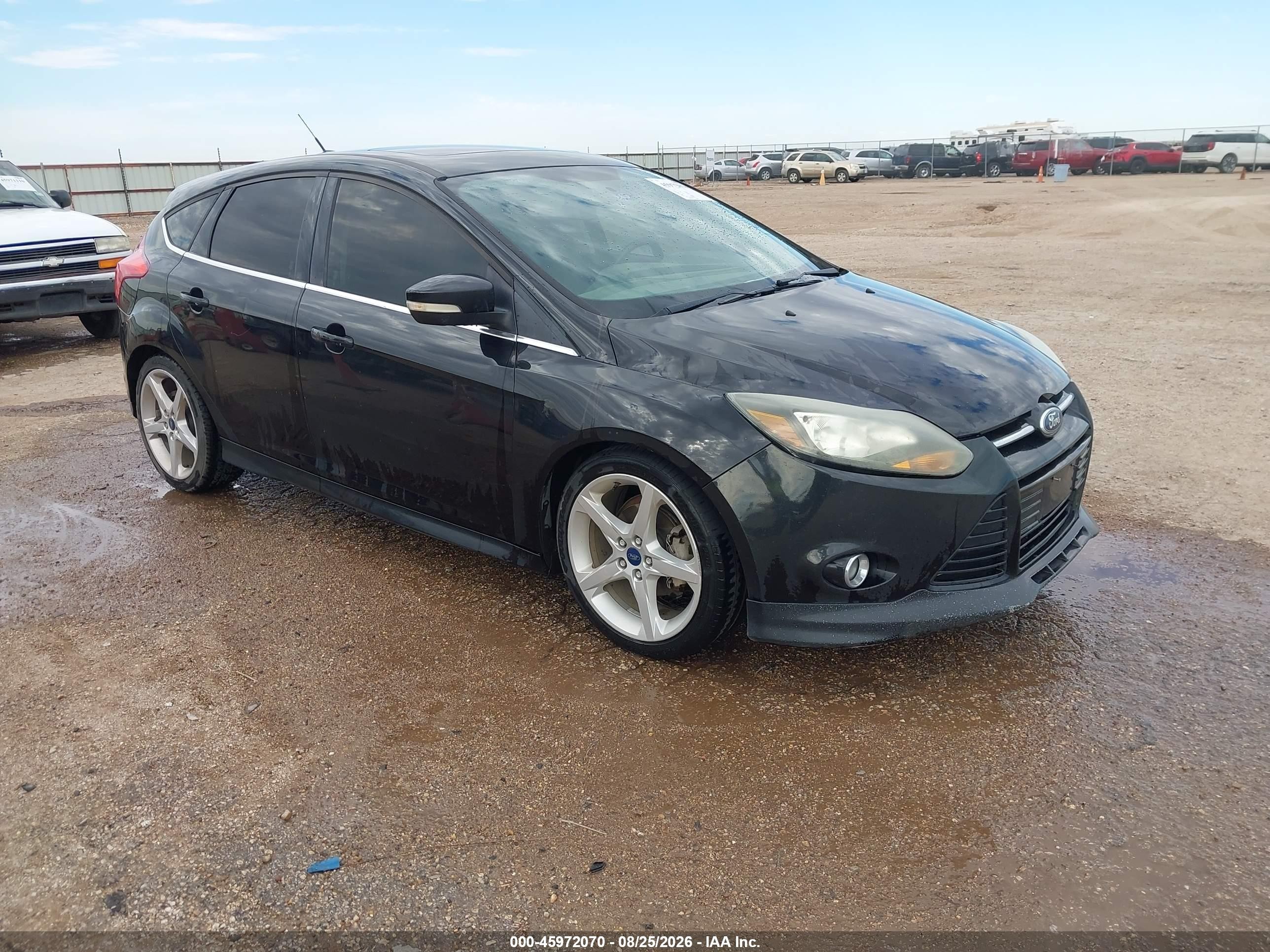 2013 Ford Focus Titanium Black vin: 1FADP3N29DL307055