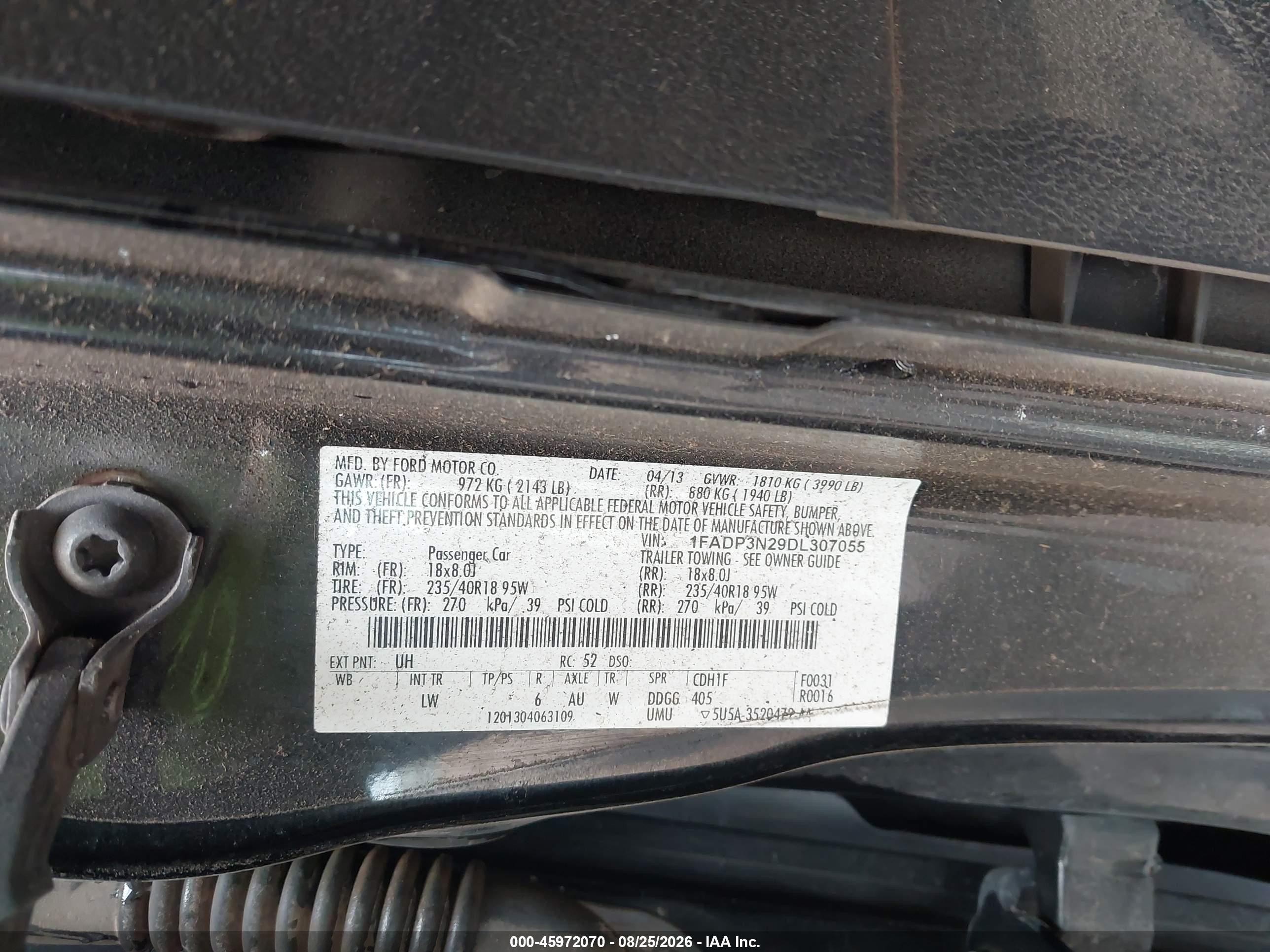 2013 Ford Focus Titanium Black vin: 1FADP3N29DL307055