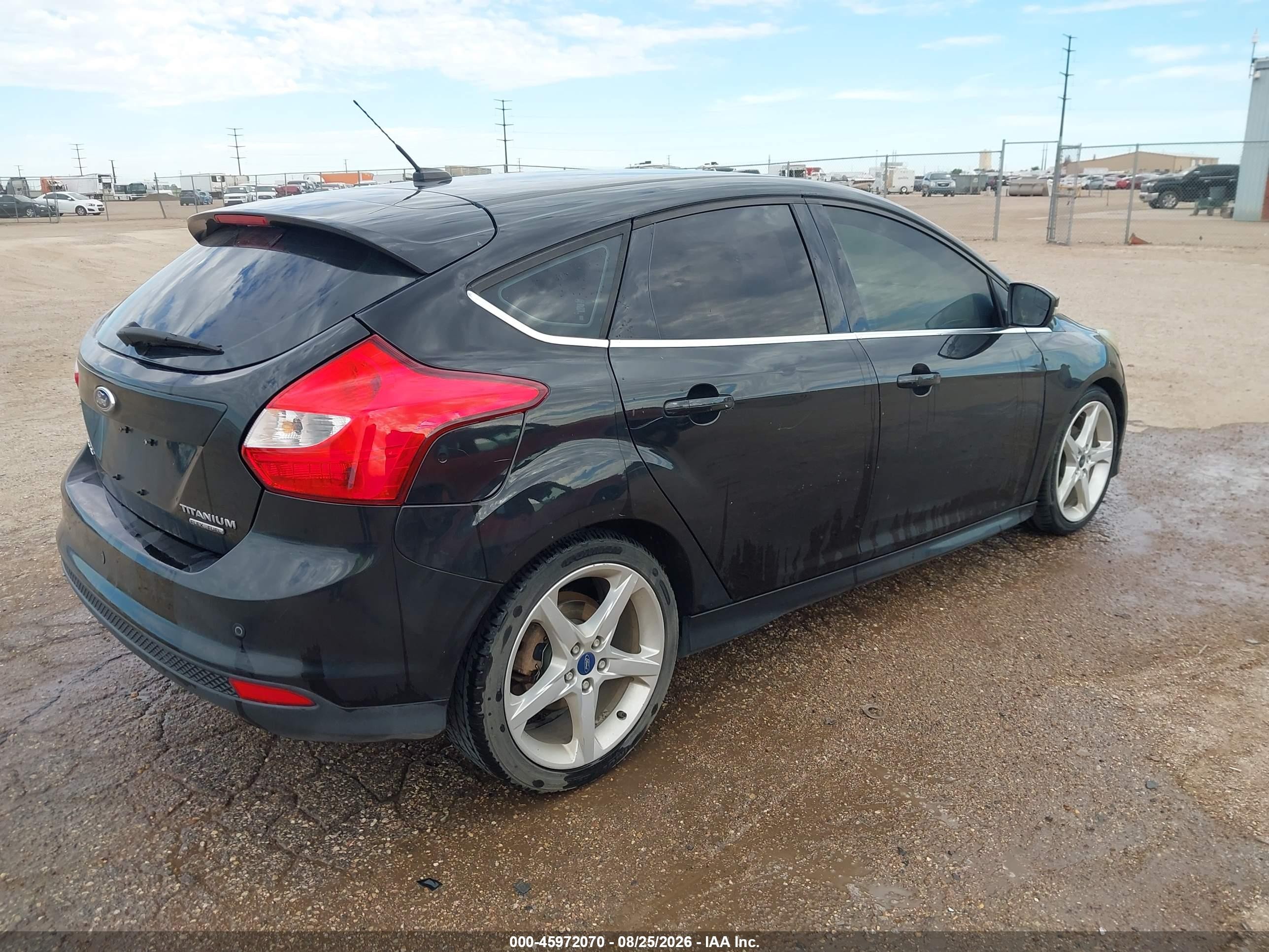 2013 Ford Focus Titanium Black vin: 1FADP3N29DL307055