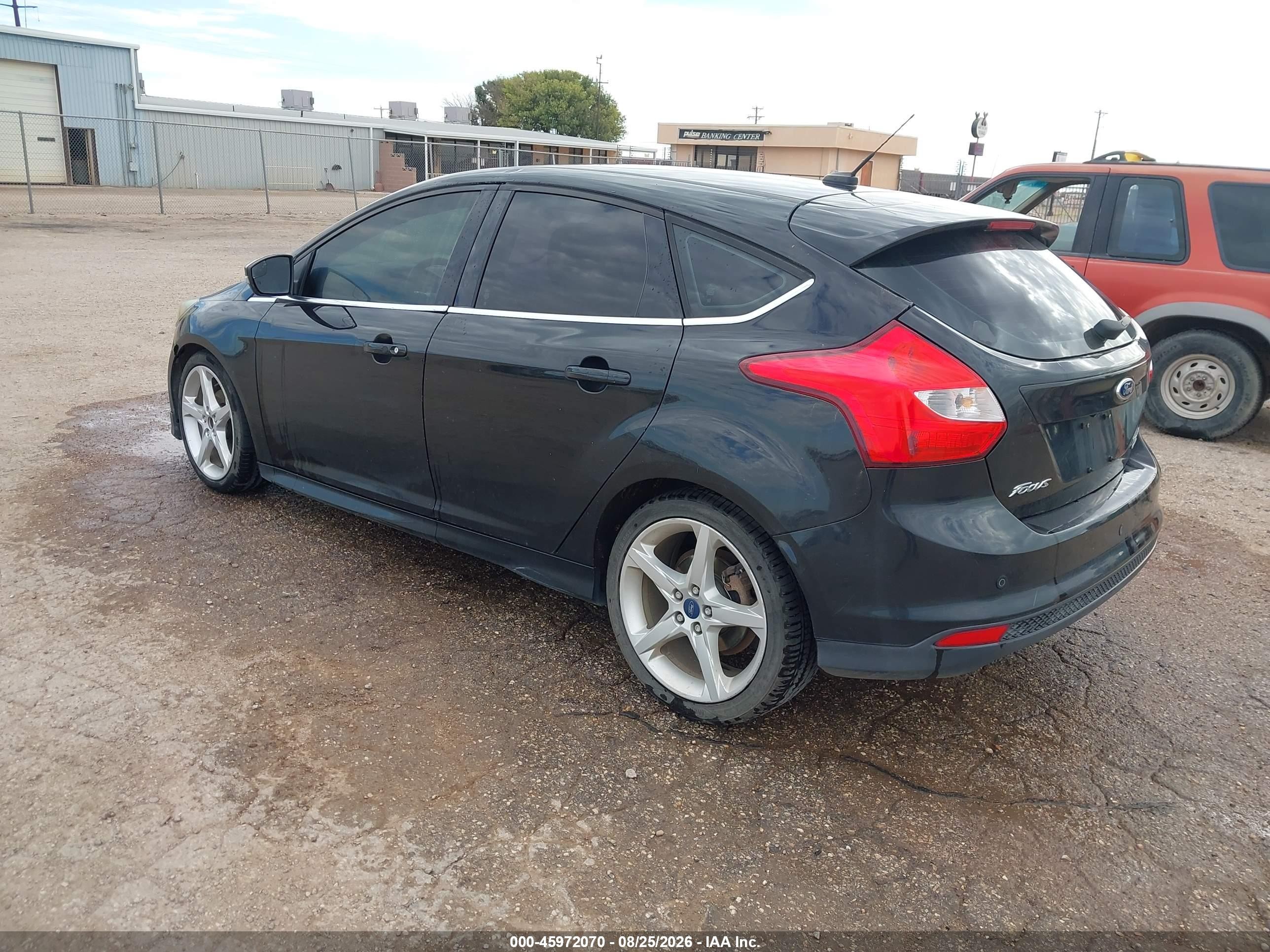 2013 Ford Focus Titanium Black vin: 1FADP3N29DL307055