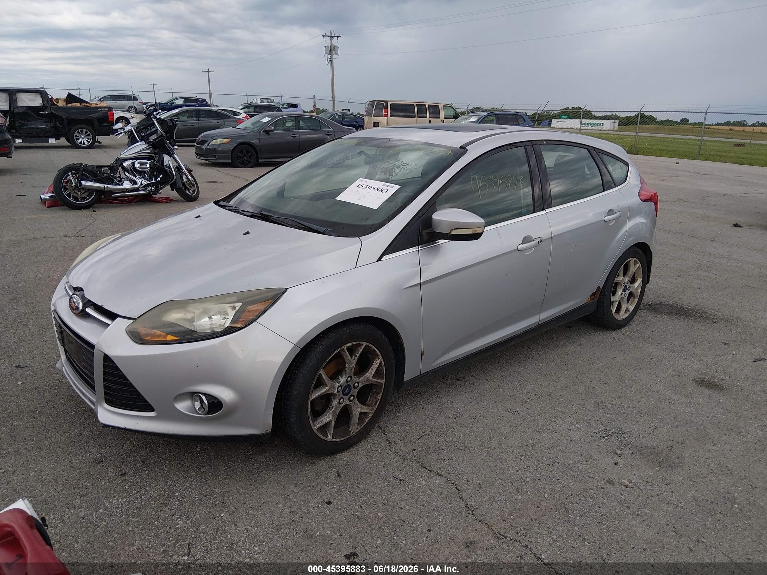 2013 Ford Focus Titanium Silver vin: 1FADP3N29DL350343