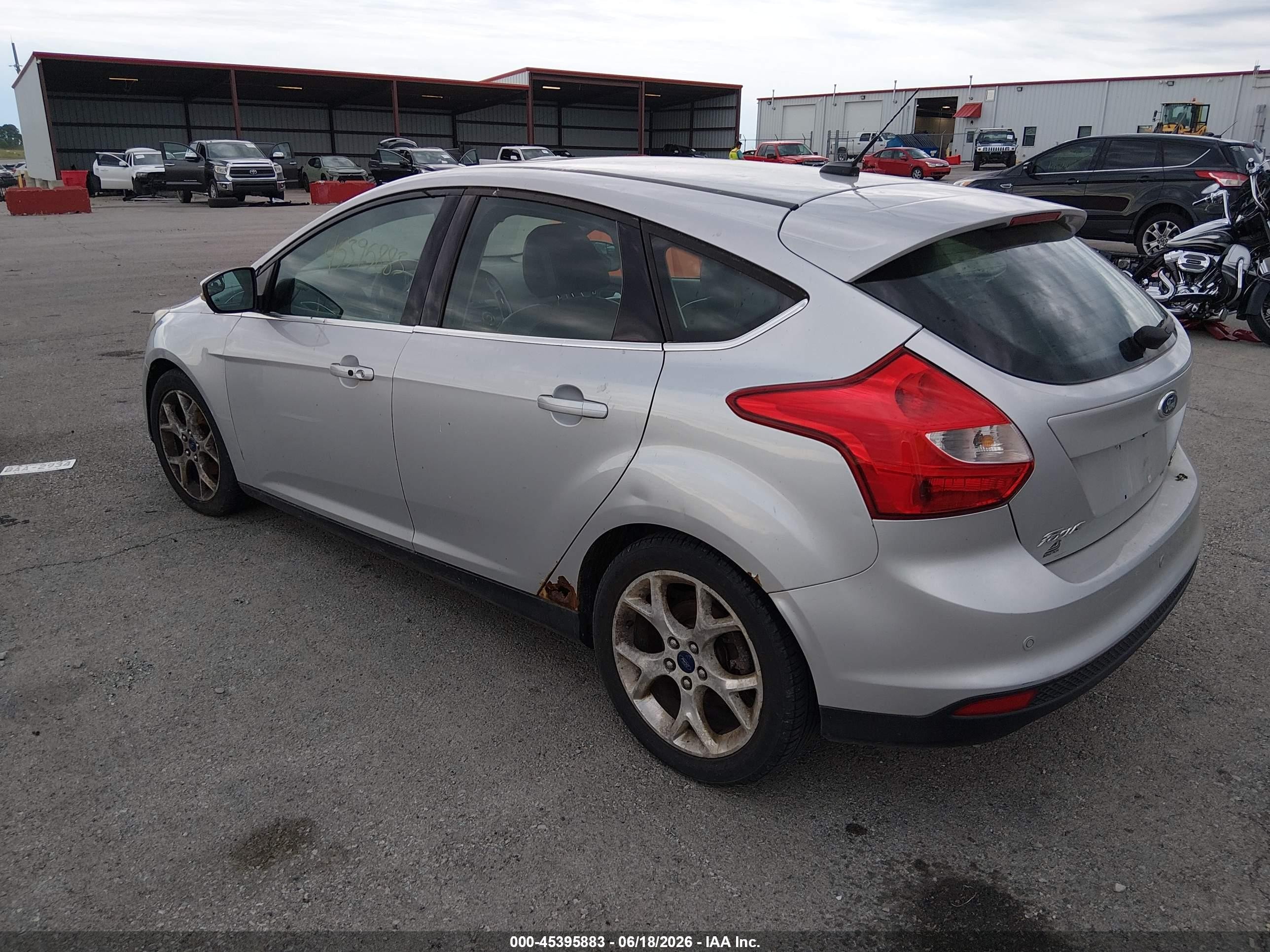 2013 Ford Focus Titanium Silver vin: 1FADP3N29DL350343