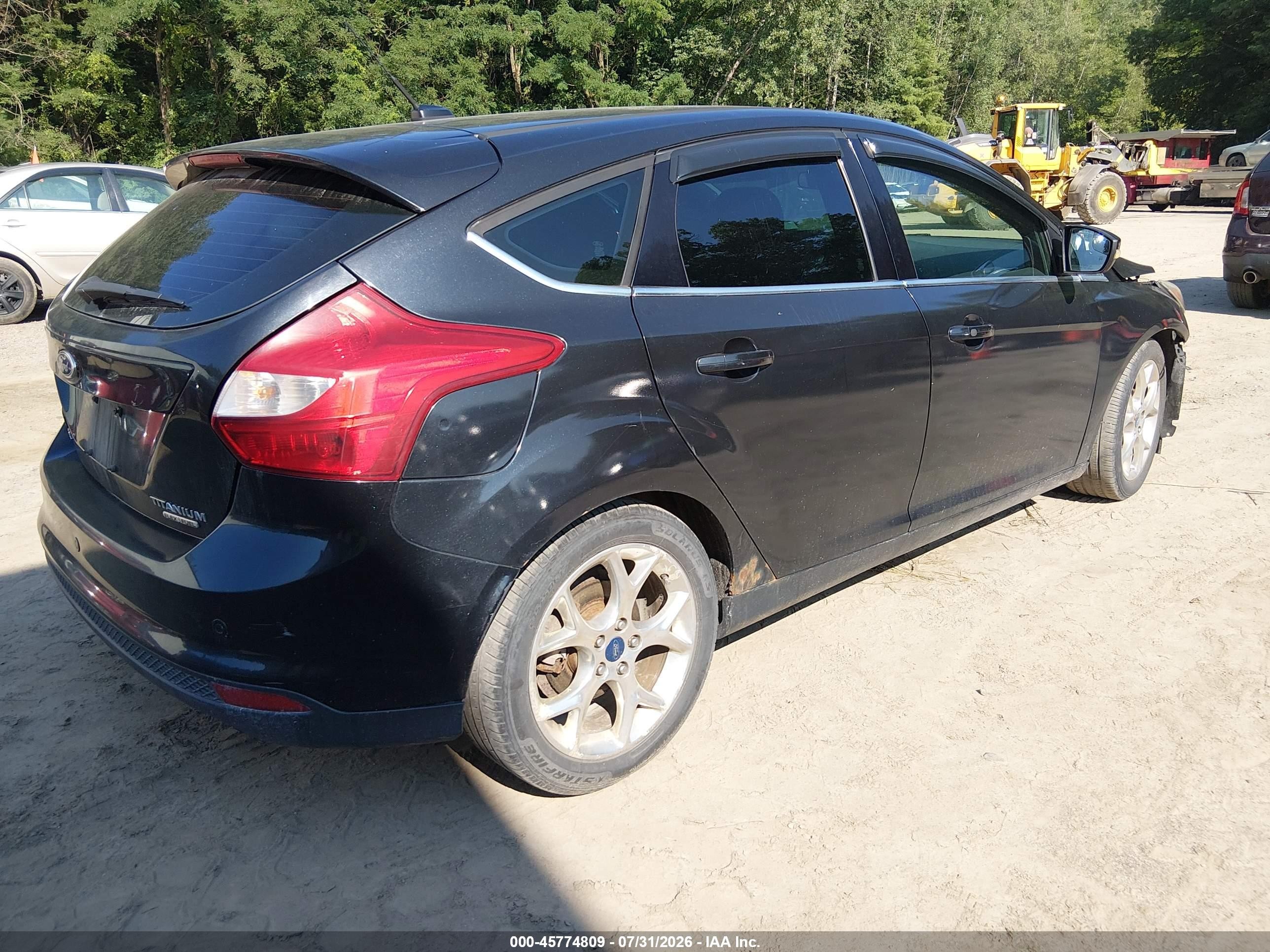 2014 Ford Focus Titanium Black vin: 1FADP3N29EL167641