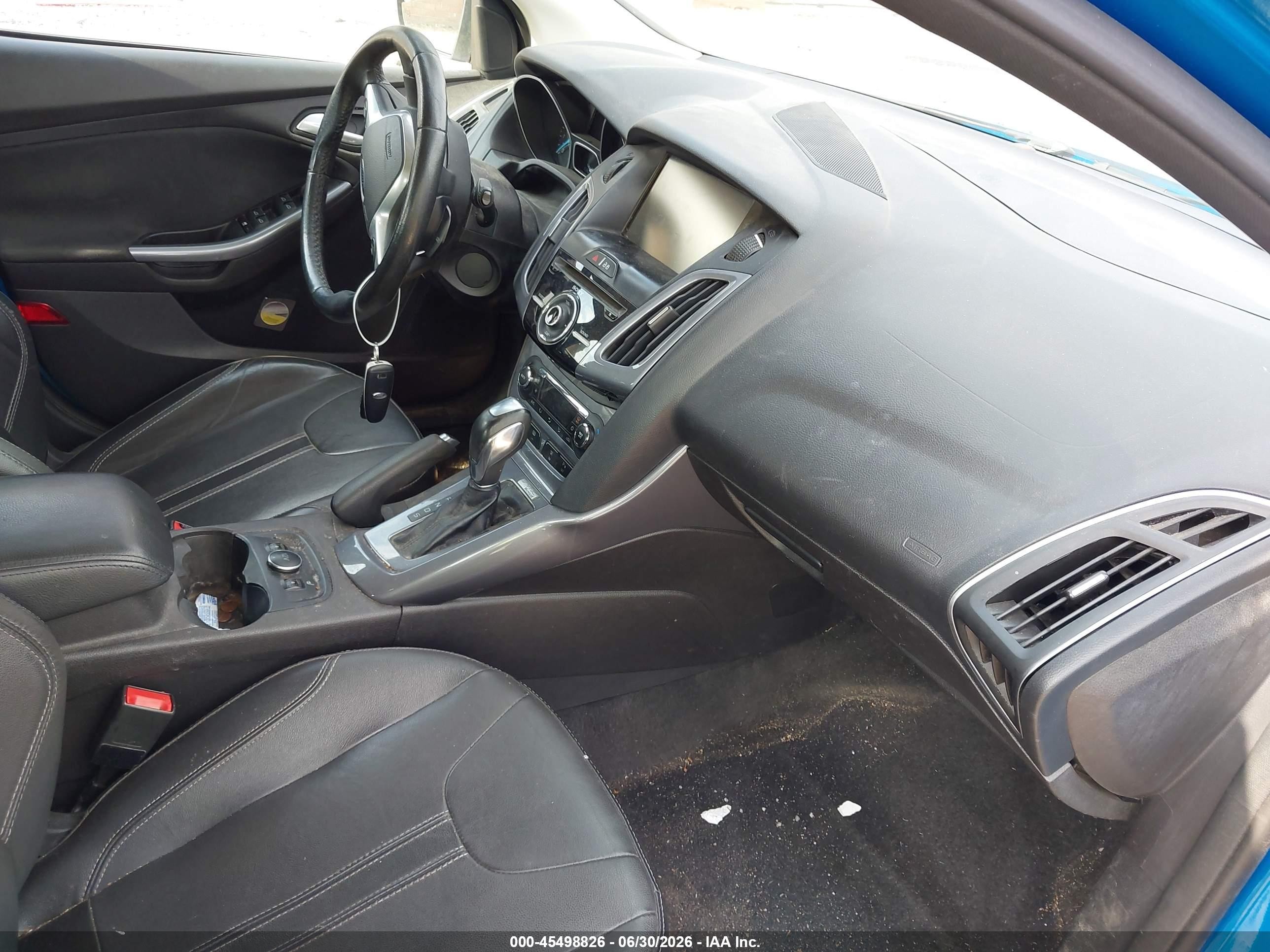 2014 Ford Focus Titanium Blue vin: 1FADP3N29EL228048