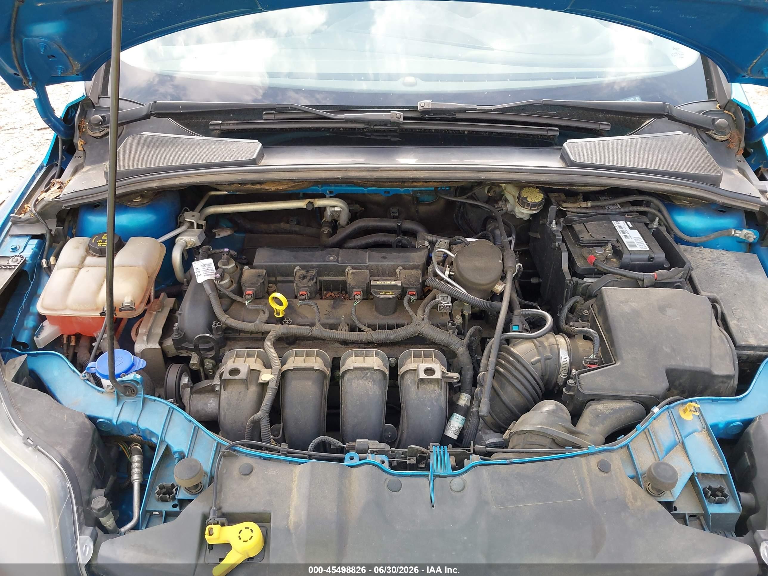 2014 Ford Focus Titanium Blue vin: 1FADP3N29EL228048
