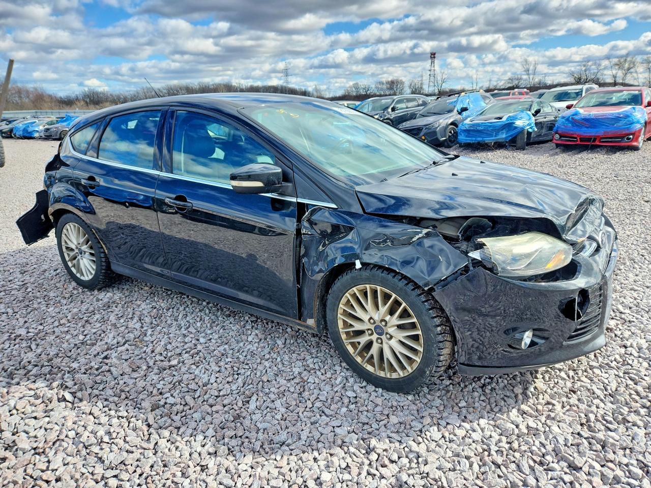 2014 Ford Focus Titanium Black vin: 1FADP3N29EL461279