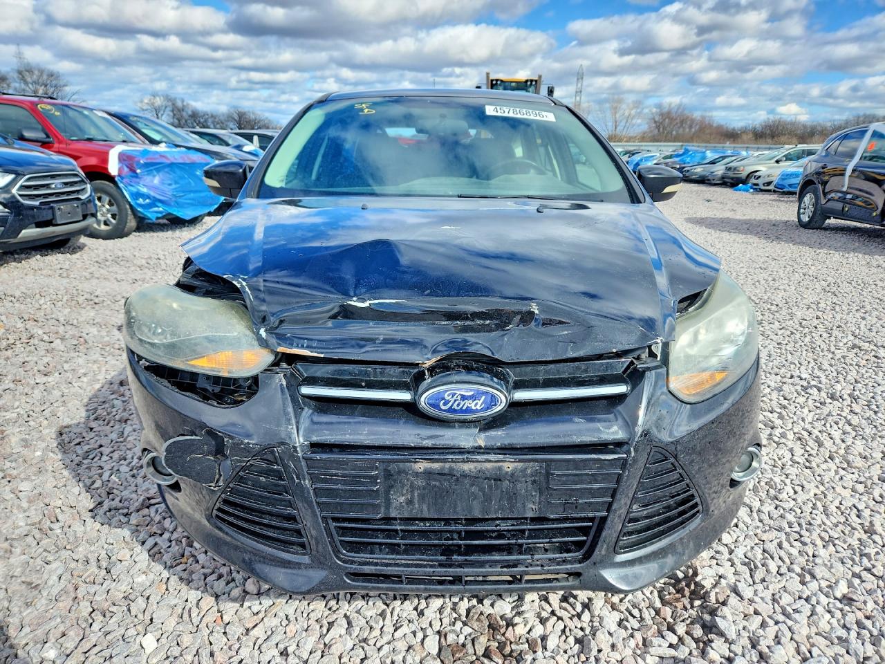 2014 Ford Focus Titanium Black vin: 1FADP3N29EL461279