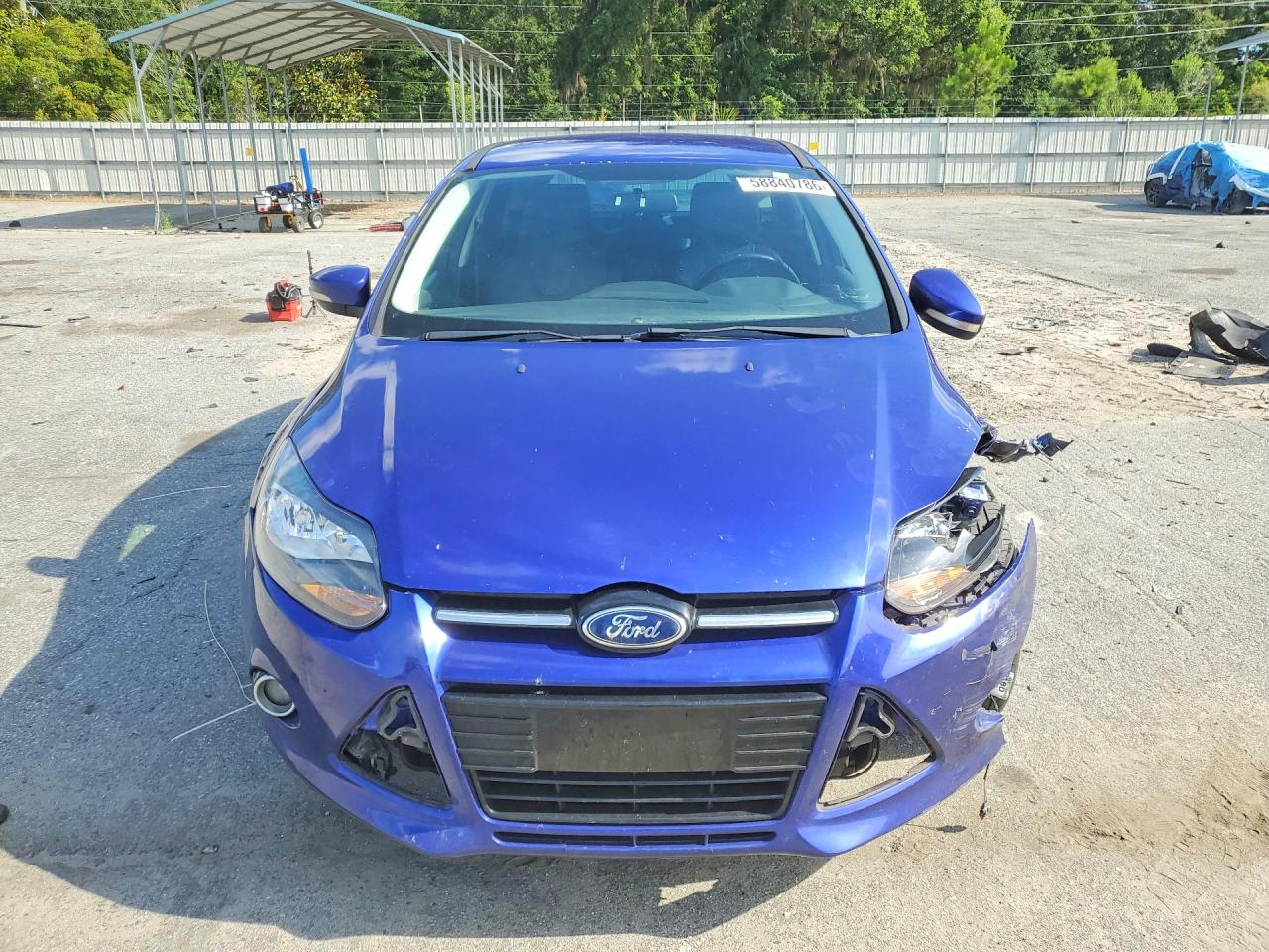 2013 Ford Focus Titanium Blue vin: 1FADP3N2XDL121640