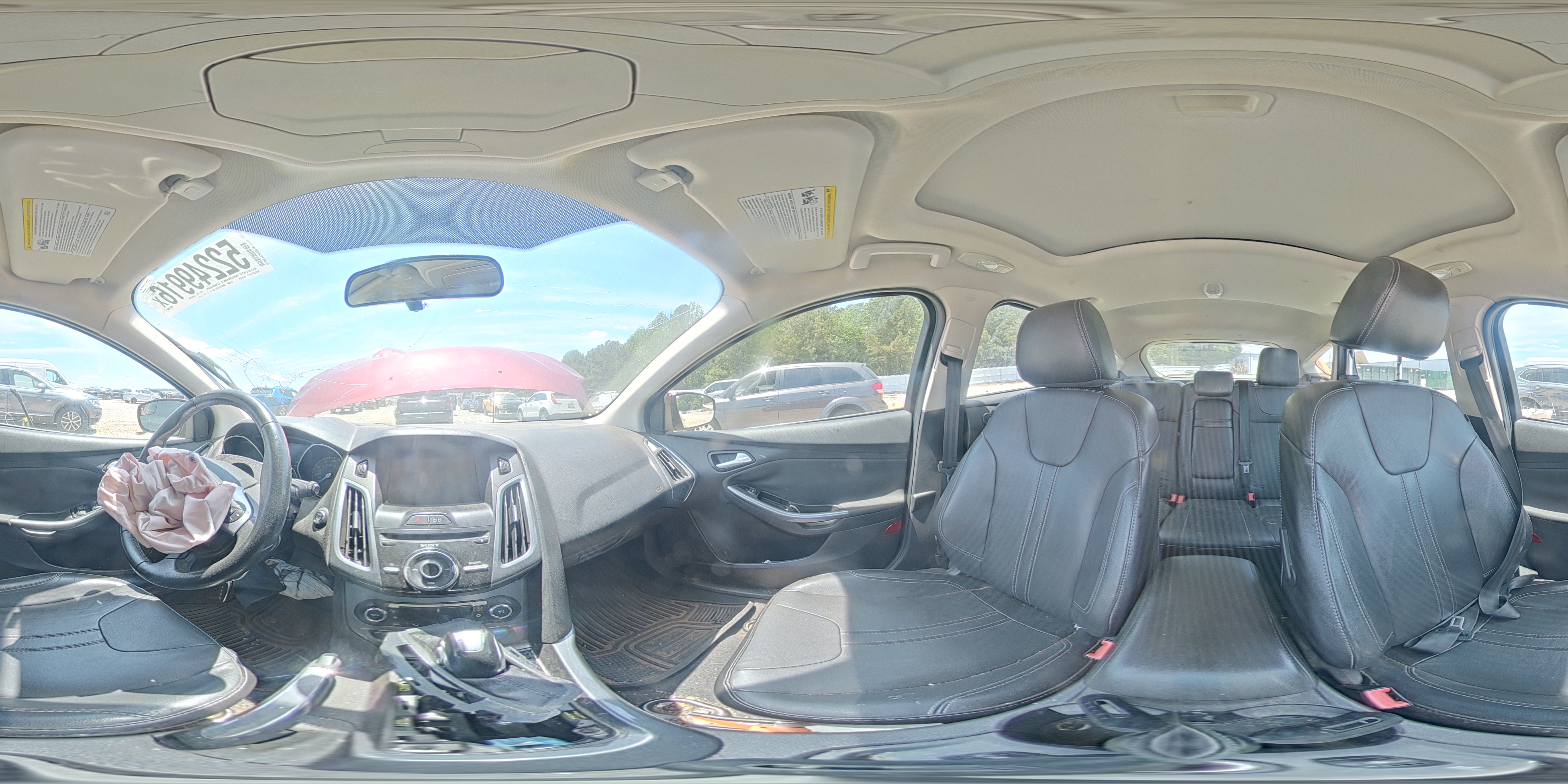 2013 Ford Focus Titanium Burgundy vin: 1FADP3N2XDL217851