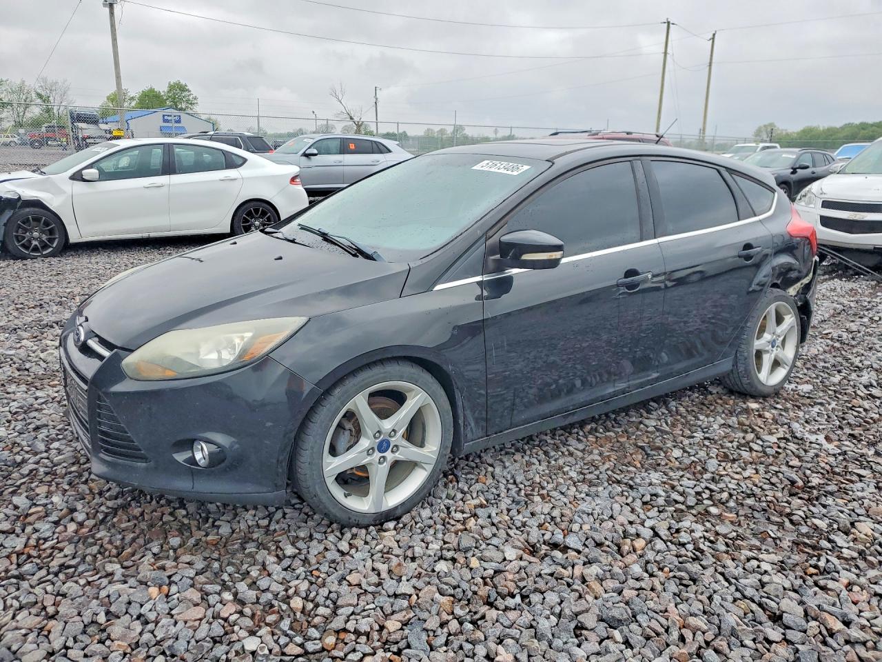2014 Ford Focus Titanium Black vin: 1FADP3N2XEL253122