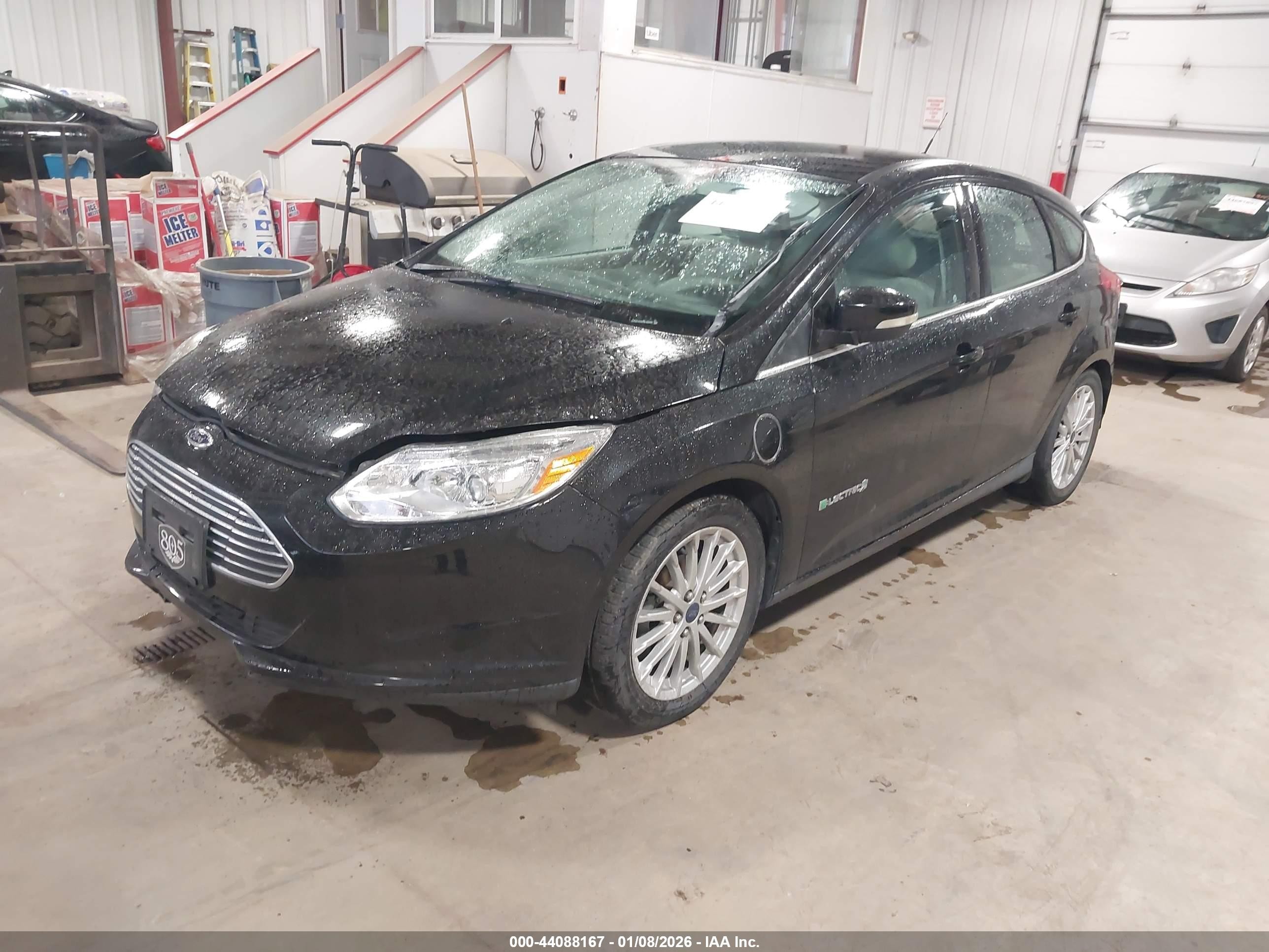 2014 Ford Focus Electric   Black vin: 1FADP3R40EL185800