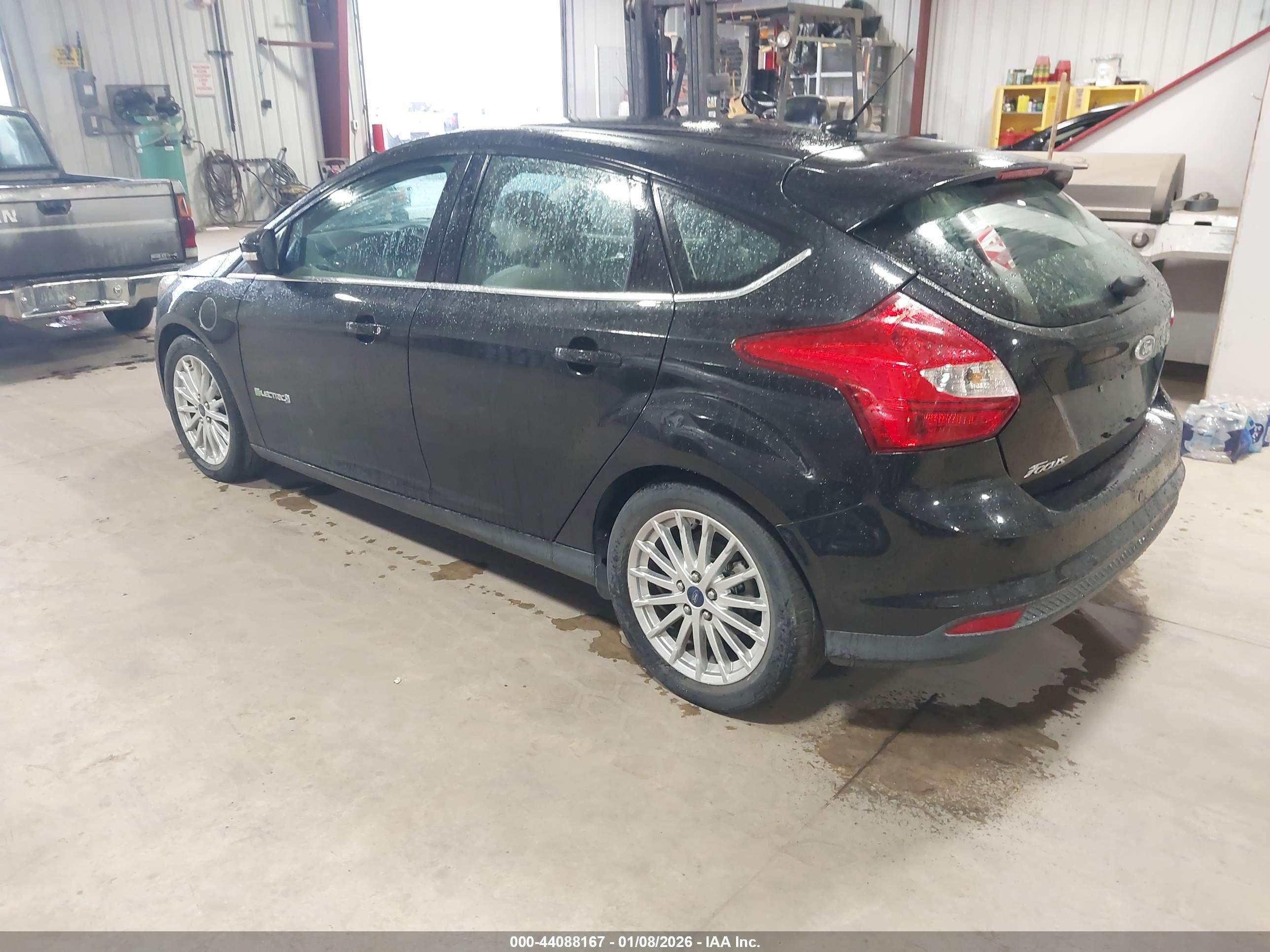2014 Ford Focus Electric   Black vin: 1FADP3R40EL185800