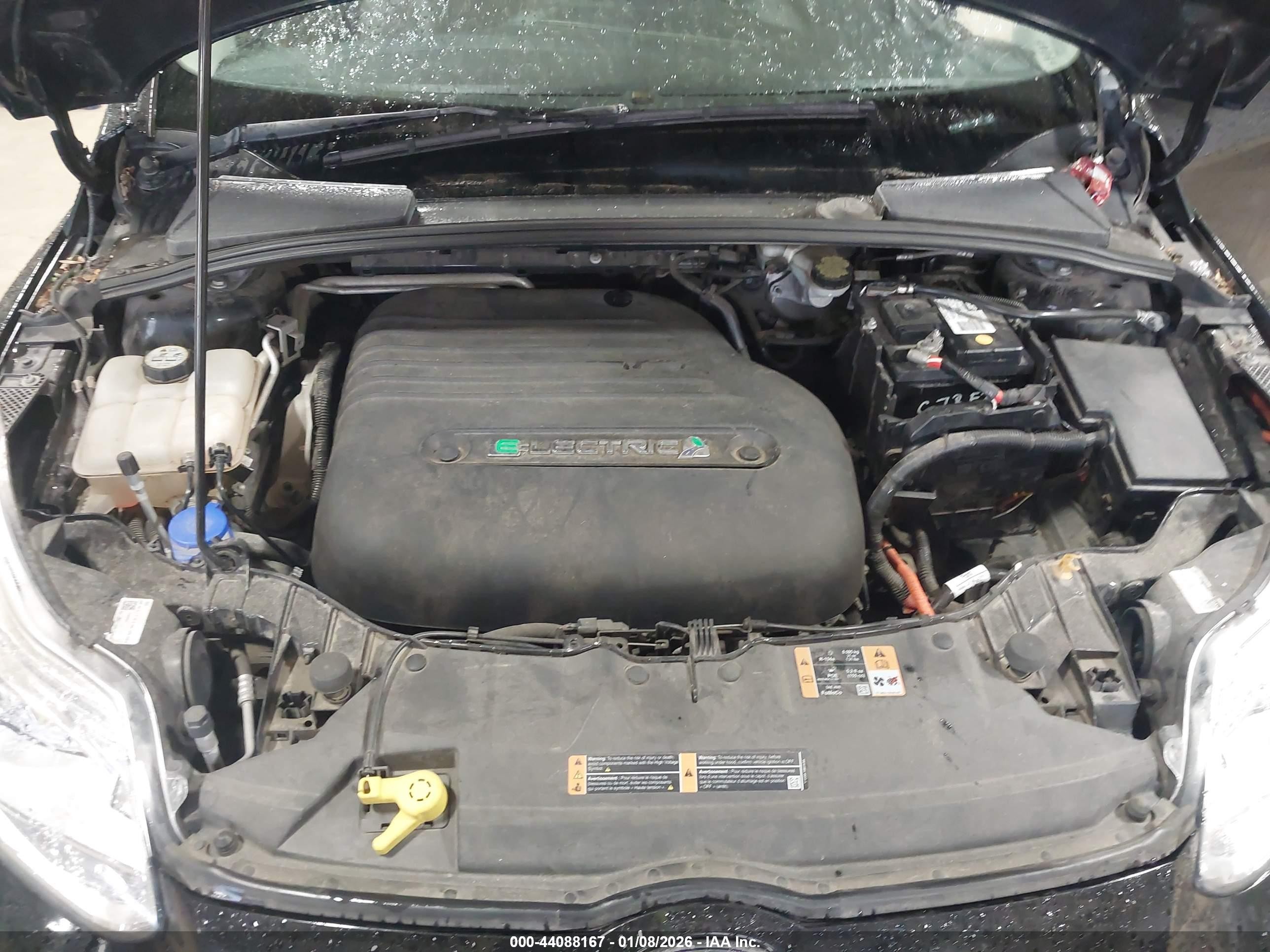 2014 Ford Focus Electric   Black vin: 1FADP3R40EL185800