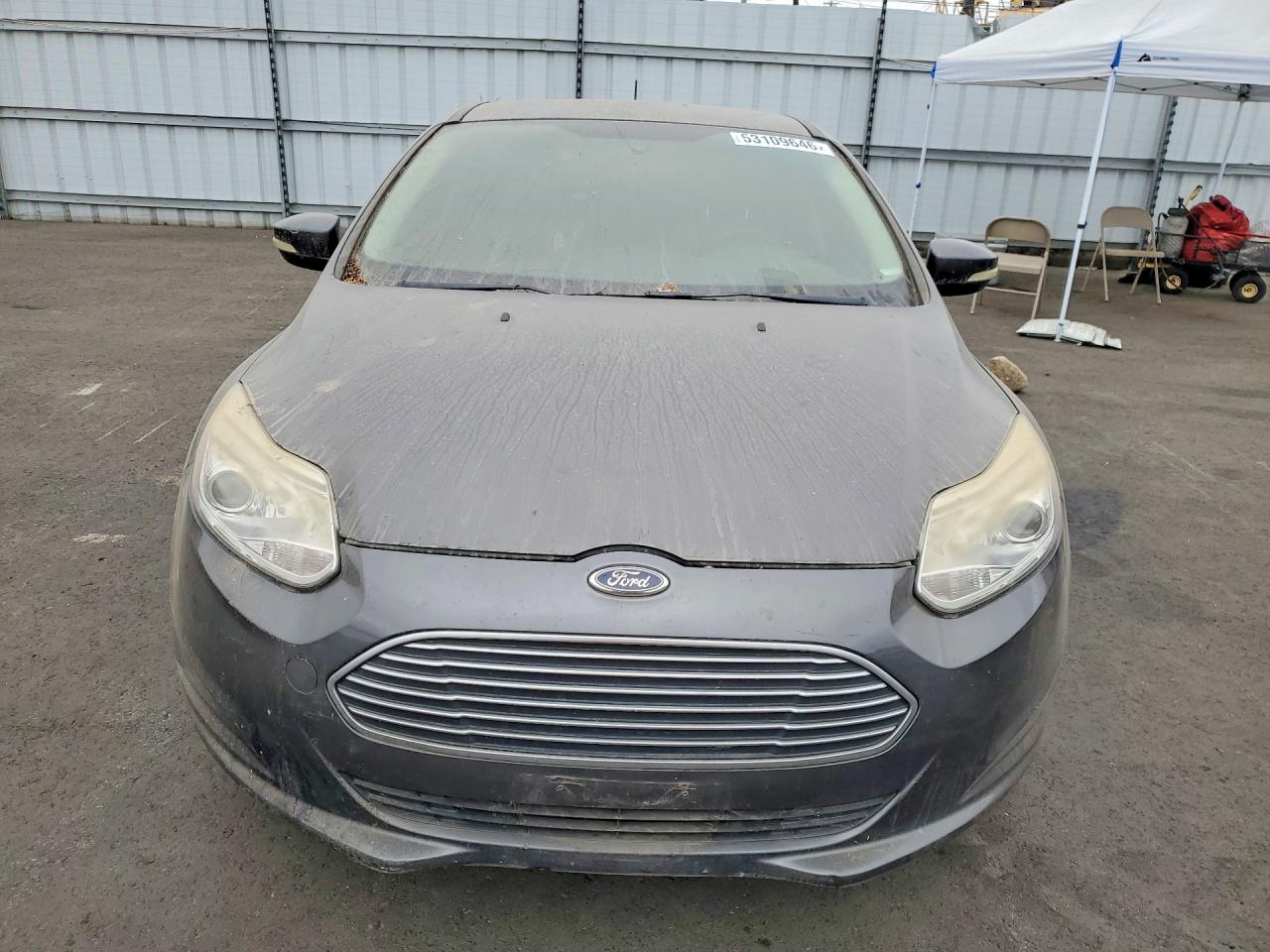 2015 Ford Focus Bev Gray vin: 1FADP3R40FL227075