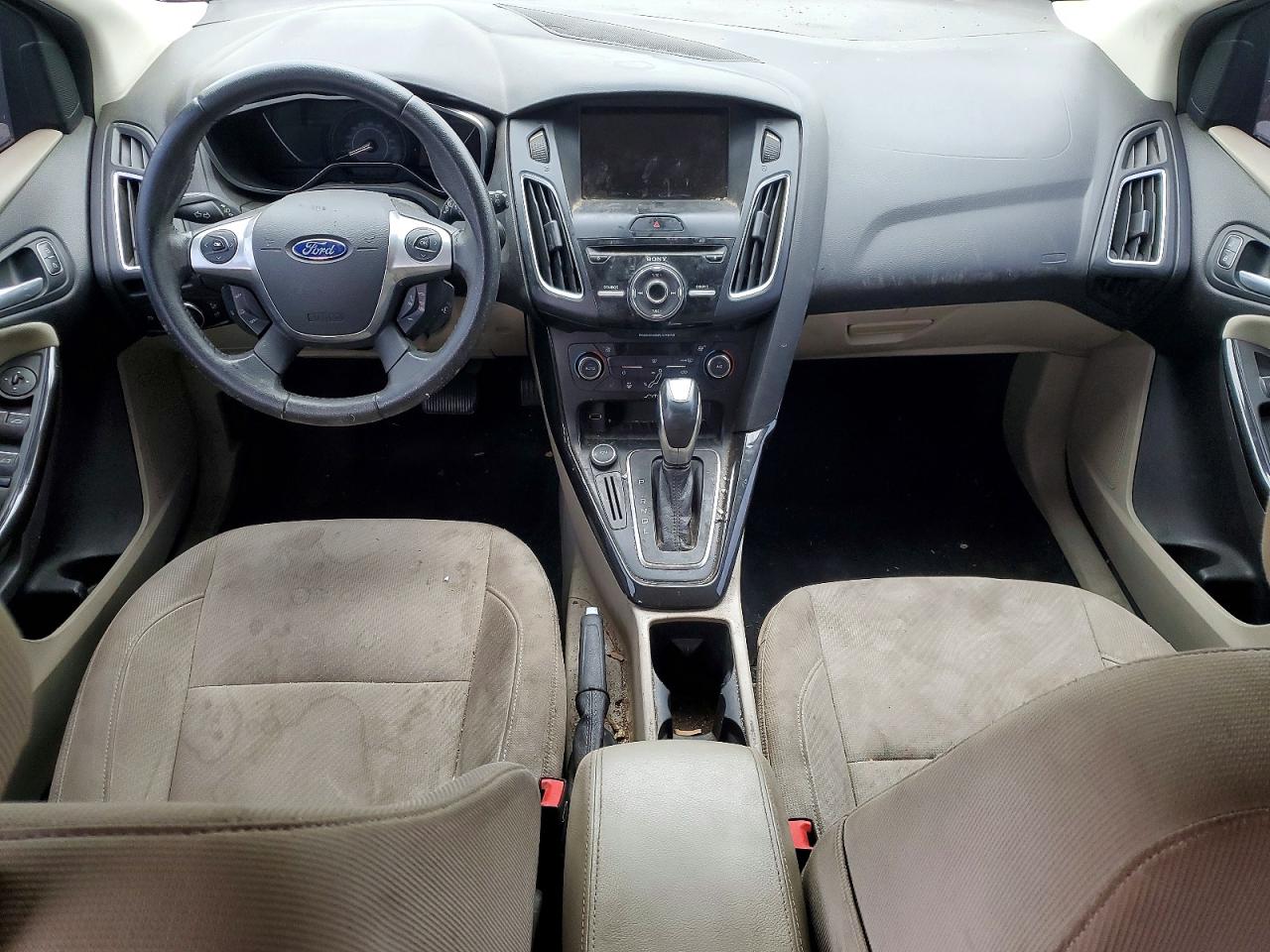 2015 Ford Focus Bev Gray vin: 1FADP3R40FL227075