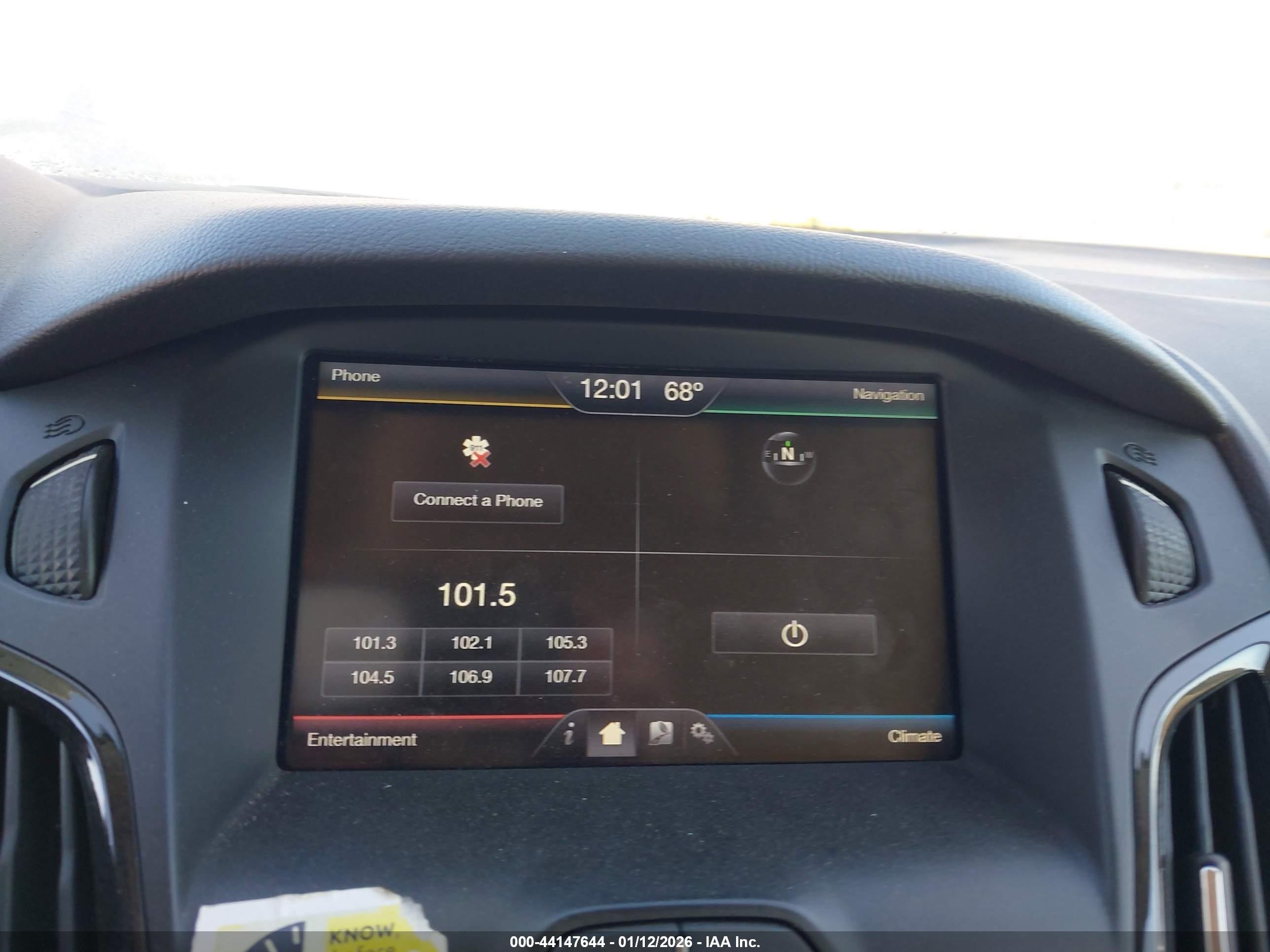 2013 Ford Focus Electric   Gray vin: 1FADP3R42DL292538