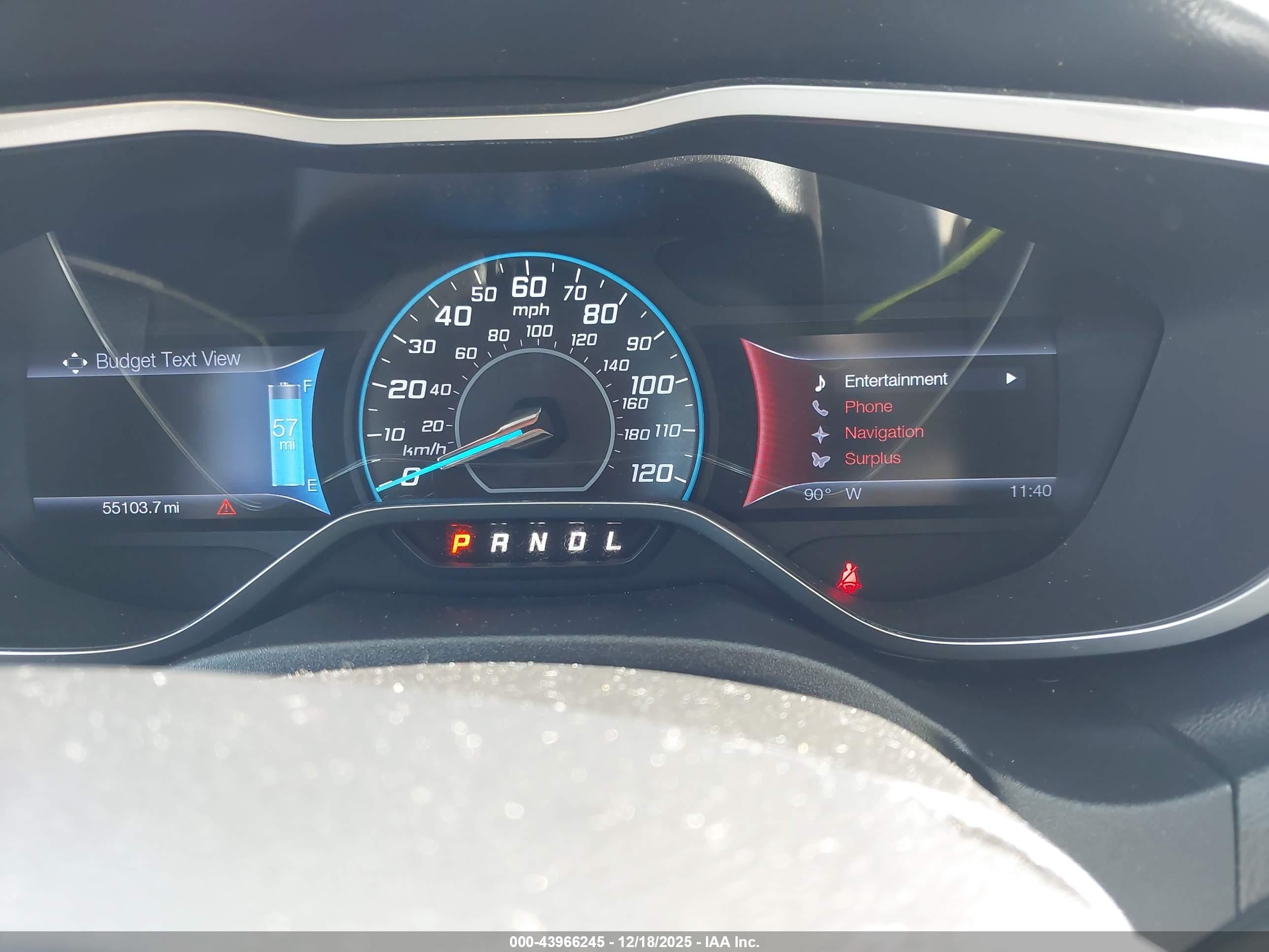 2013 Ford Focus Electric   Light Blue vin: 1FADP3R44DL126019