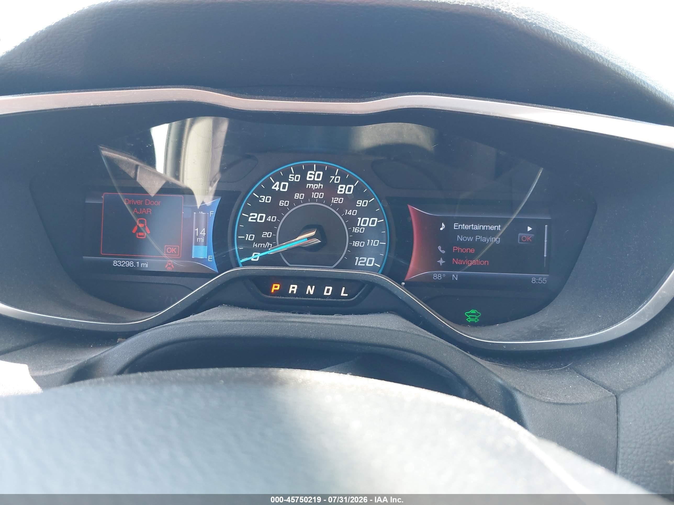 2013 Ford Focus Electric   Light Blue vin: 1FADP3R45DL125977