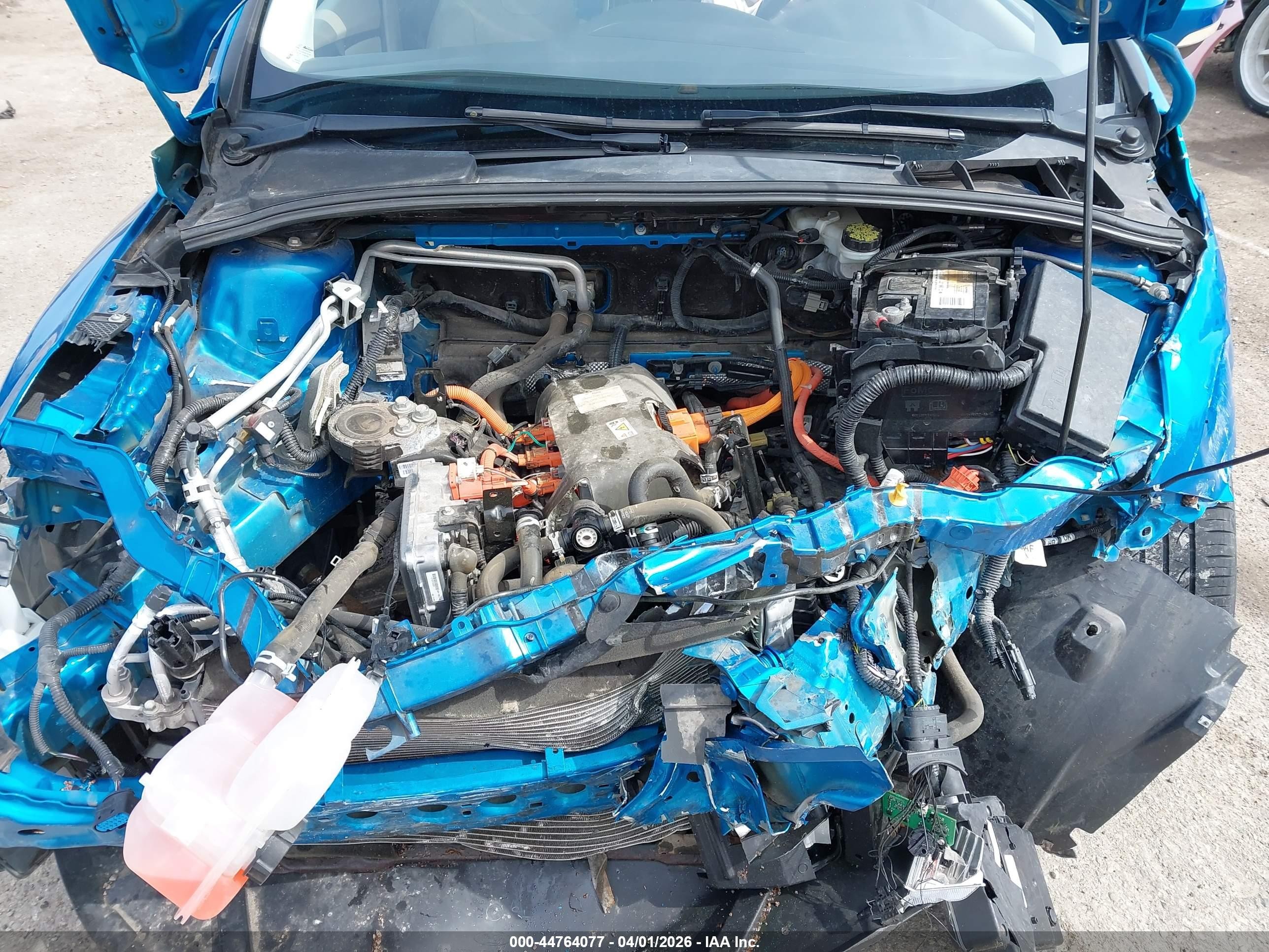 2013 Ford Focus Electric   Blue vin: 1FADP3R45DL191929