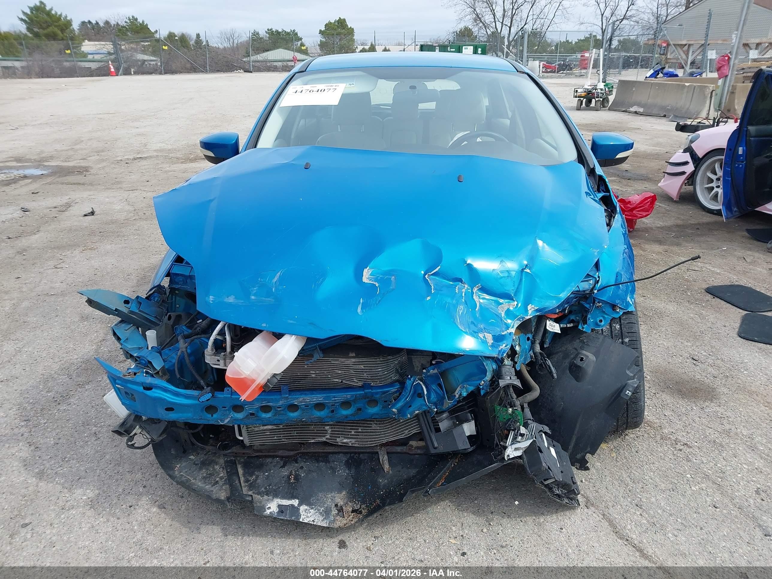2013 Ford Focus Electric   Blue vin: 1FADP3R45DL191929