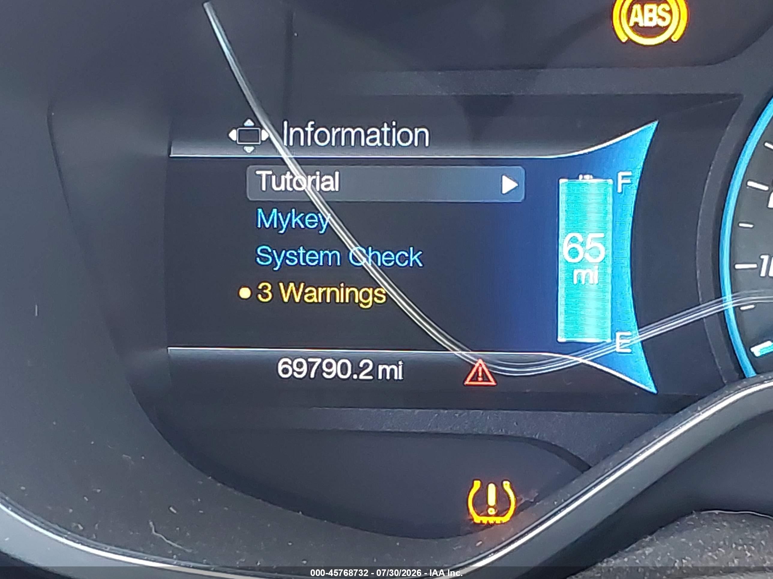 2013 Ford Focus Electric   Silver vin: 1FADP3R45DL280867