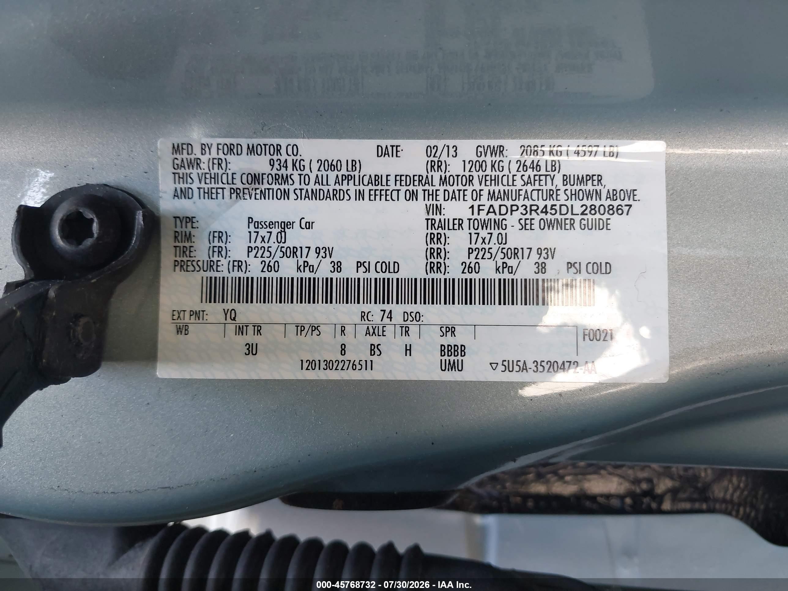 2013 Ford Focus Electric   Silver vin: 1FADP3R45DL280867