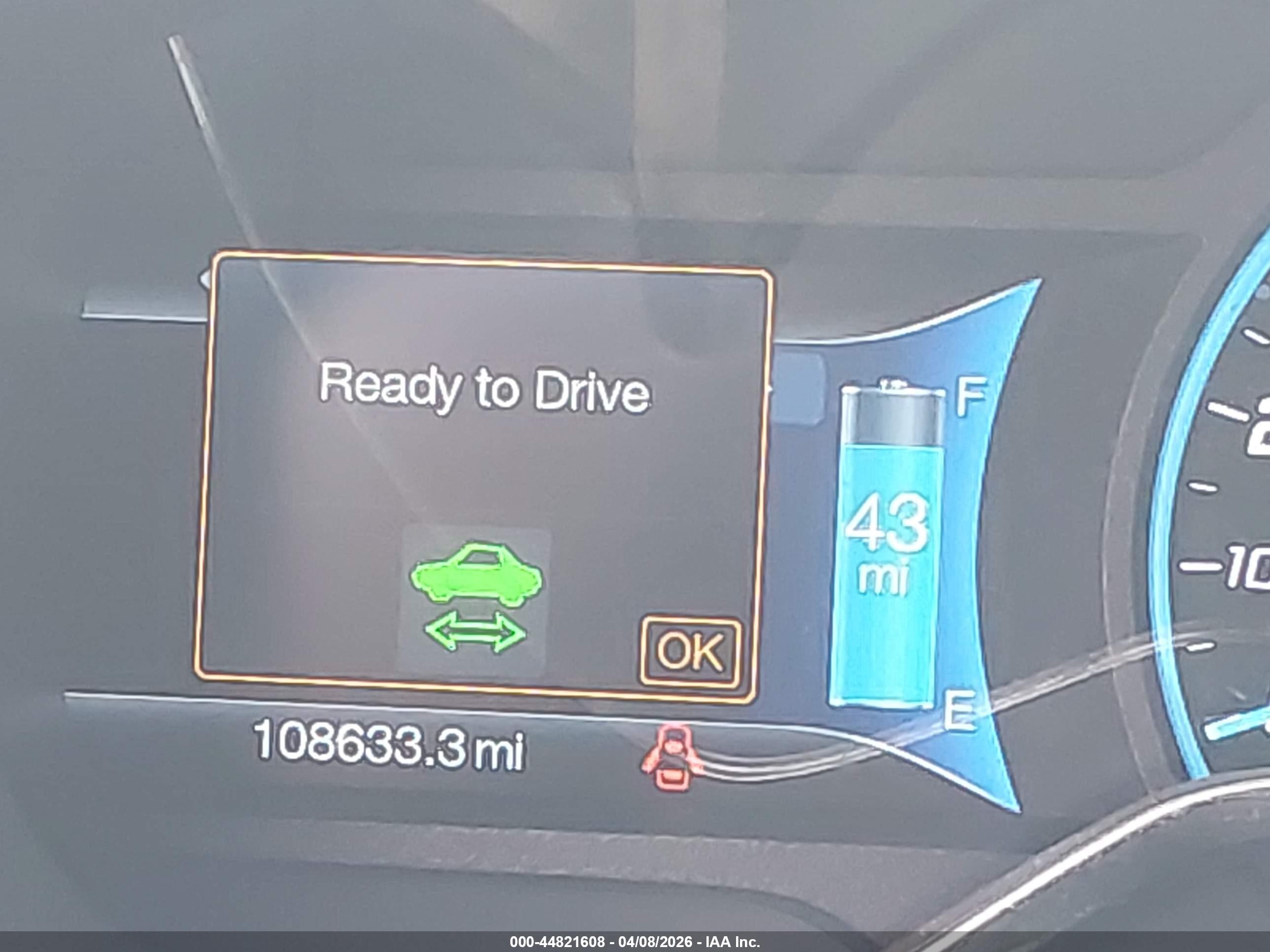 2014 Ford Focus Electric   Black vin: 1FADP3R45EL363779