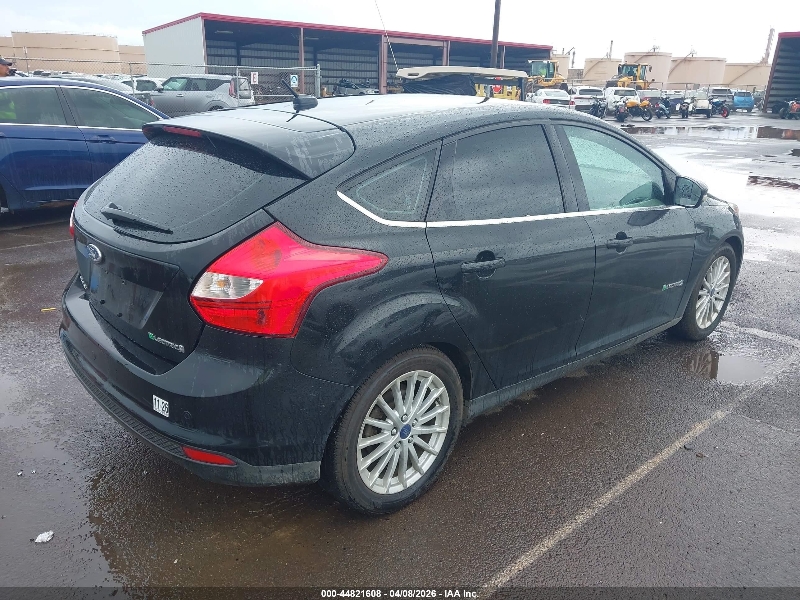 2014 Ford Focus Electric   Black vin: 1FADP3R45EL363779