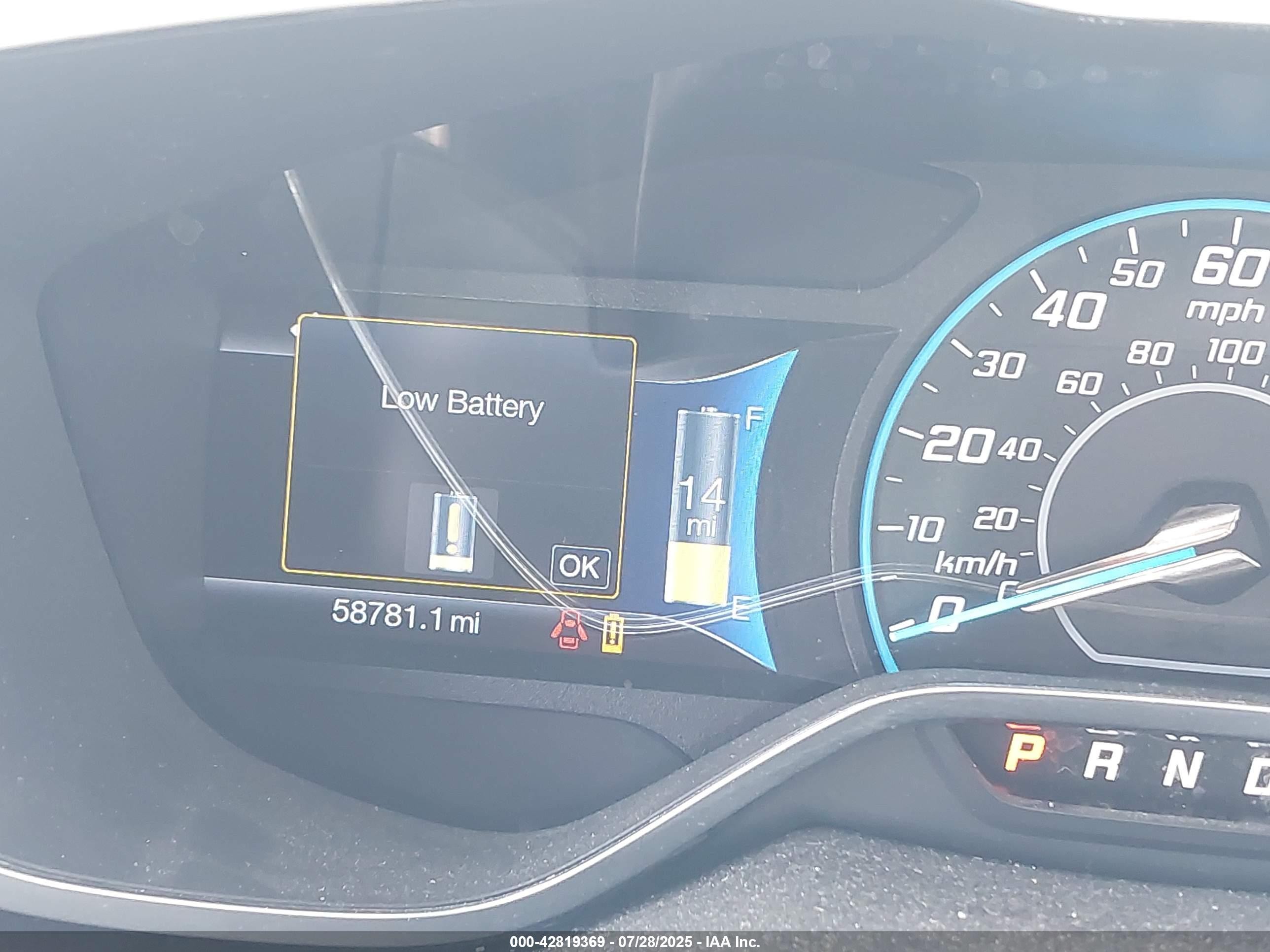 2013 Ford Focus Electric   Серебряный vin: 1FADP3R46DL254715