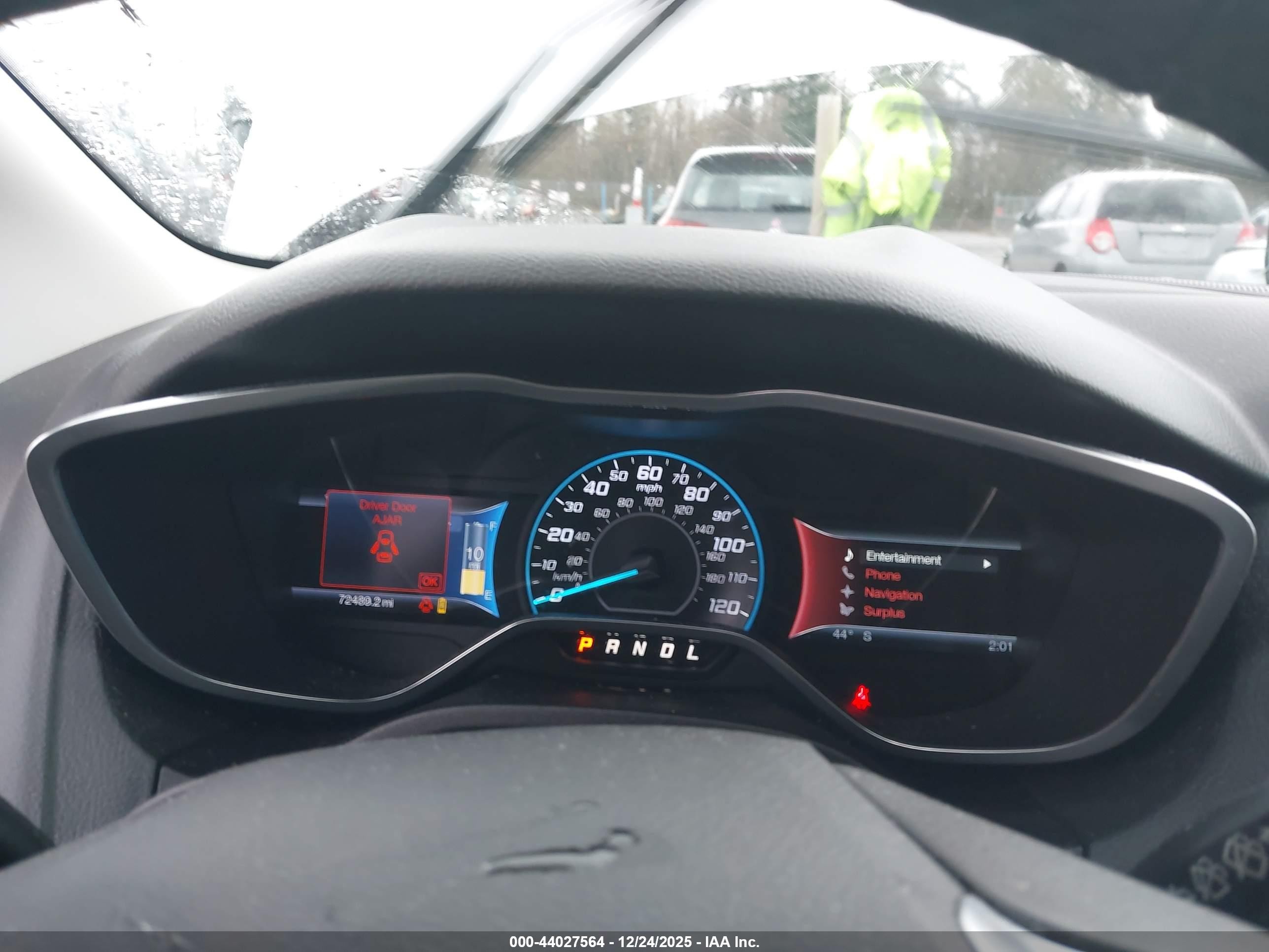 2013 Ford Focus Electric   Silver vin: 1FADP3R47DL290719
