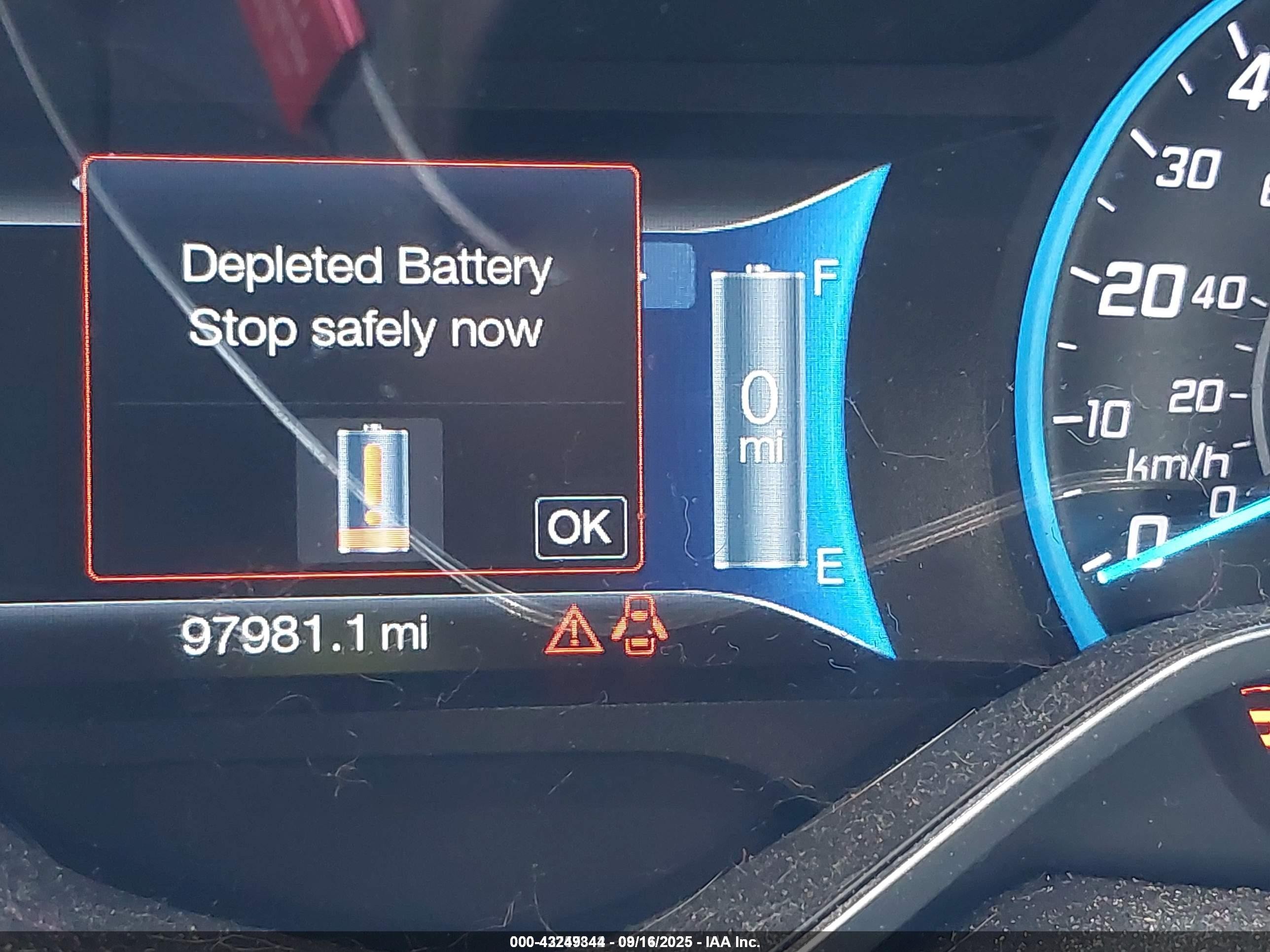 2013 Ford Focus Electric   Teal vin: 1FADP3R47DL364432