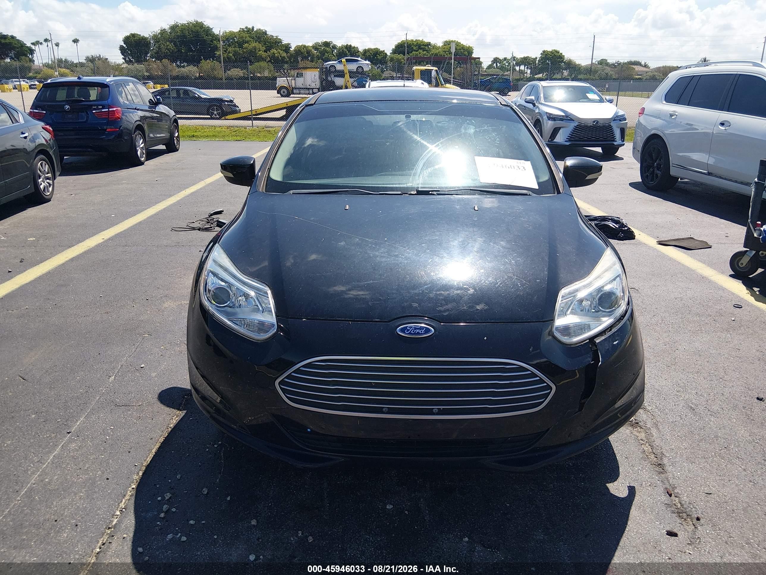 2013 Ford Focus Electric Black vin: 1FADP3R48DL305017