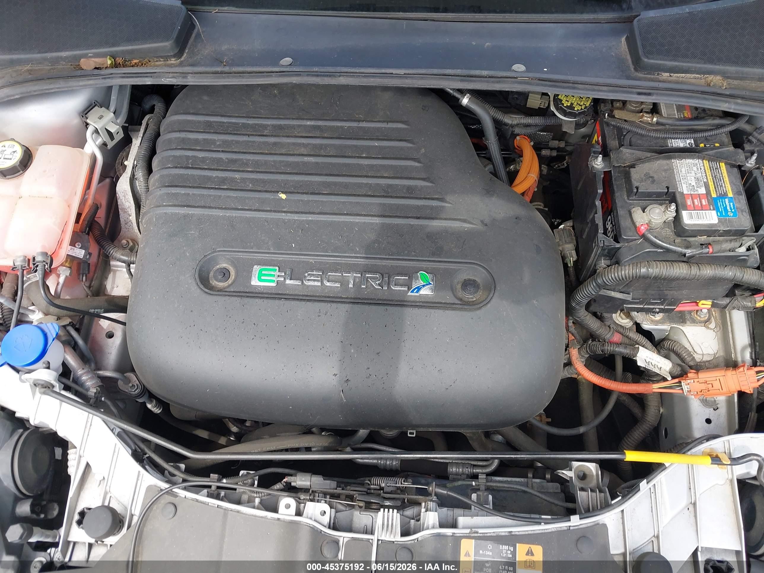 2013 Ford Focus Electric   Silver vin: 1FADP3R4XDL146727