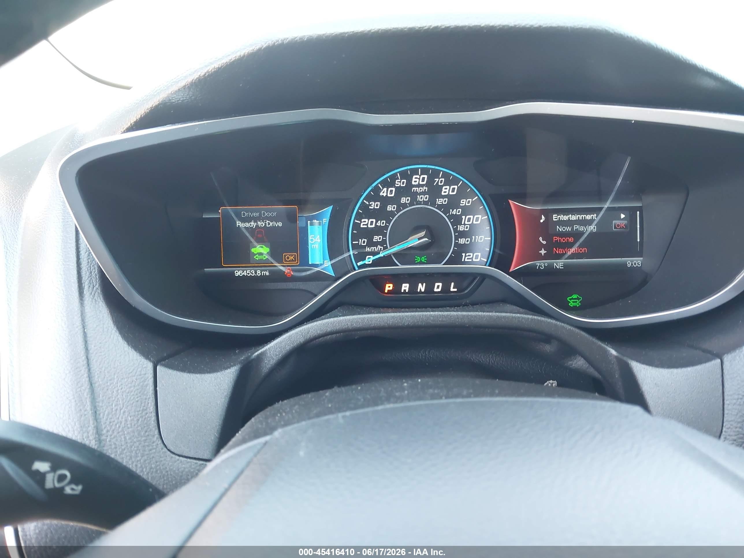 2014 Ford Focus Electric   White vin: 1FADP3R4XEL287329