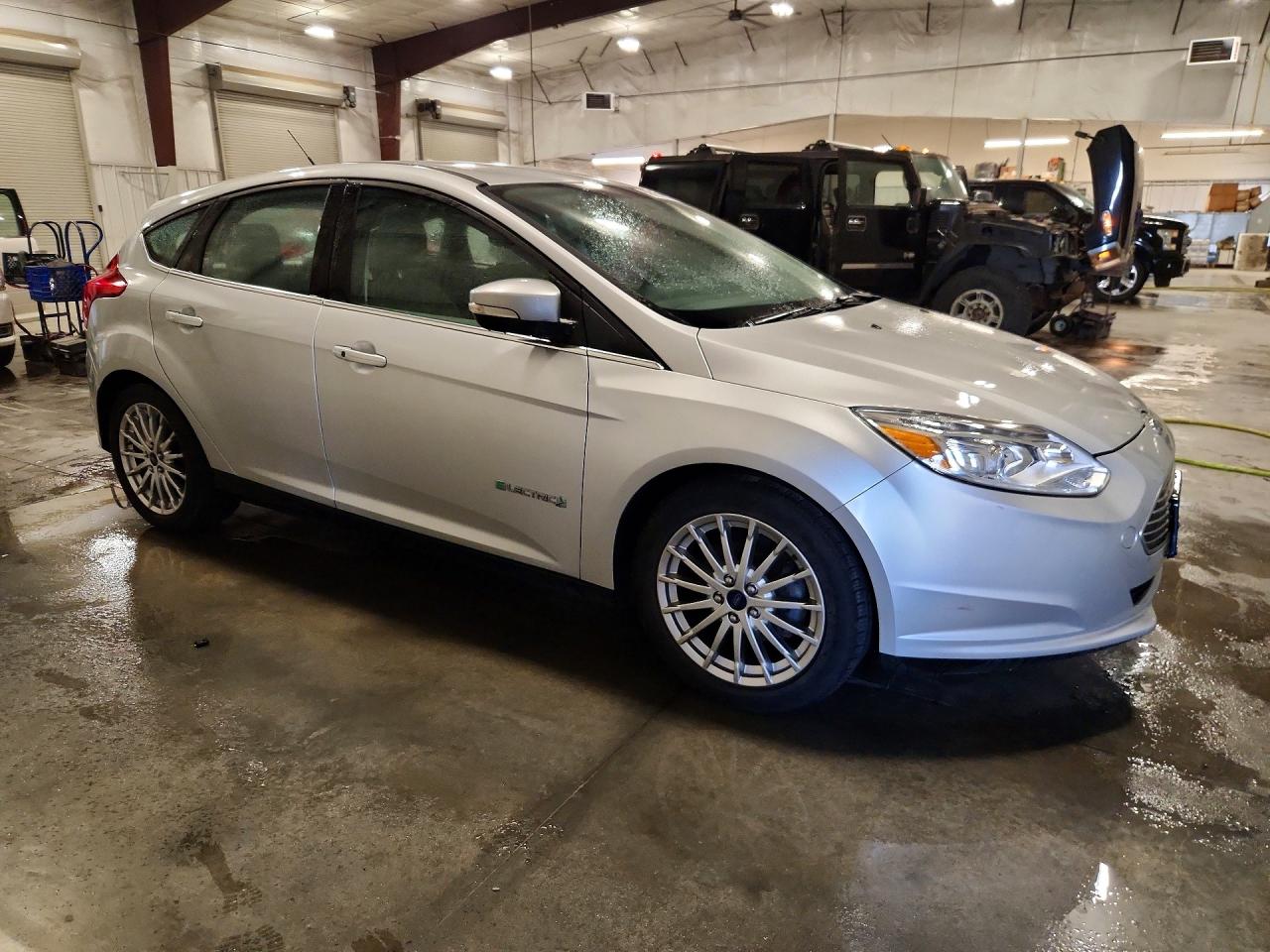 2014 Ford Focus Bev Silver vin: 1FADP3R4XEL330308