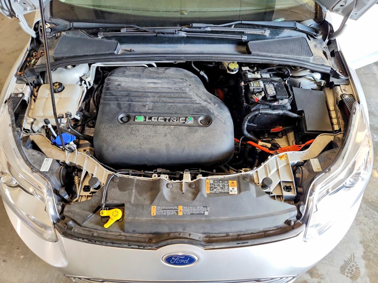 2014 Ford Focus Bev Silver vin: 1FADP3R4XEL330308