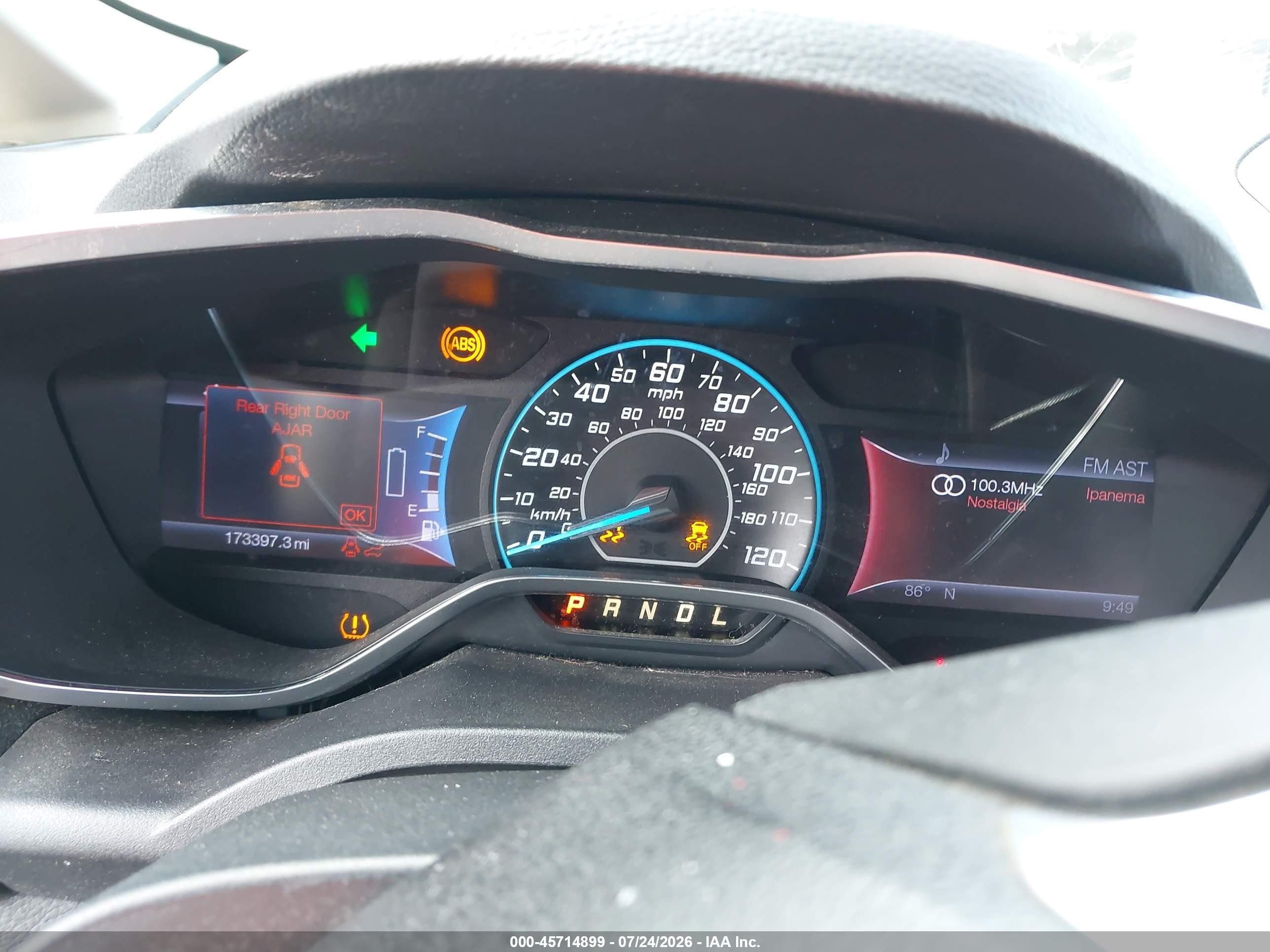 2013 Ford C-max Hybrid Se Синий vin: 1FADP5AU0DL500407
