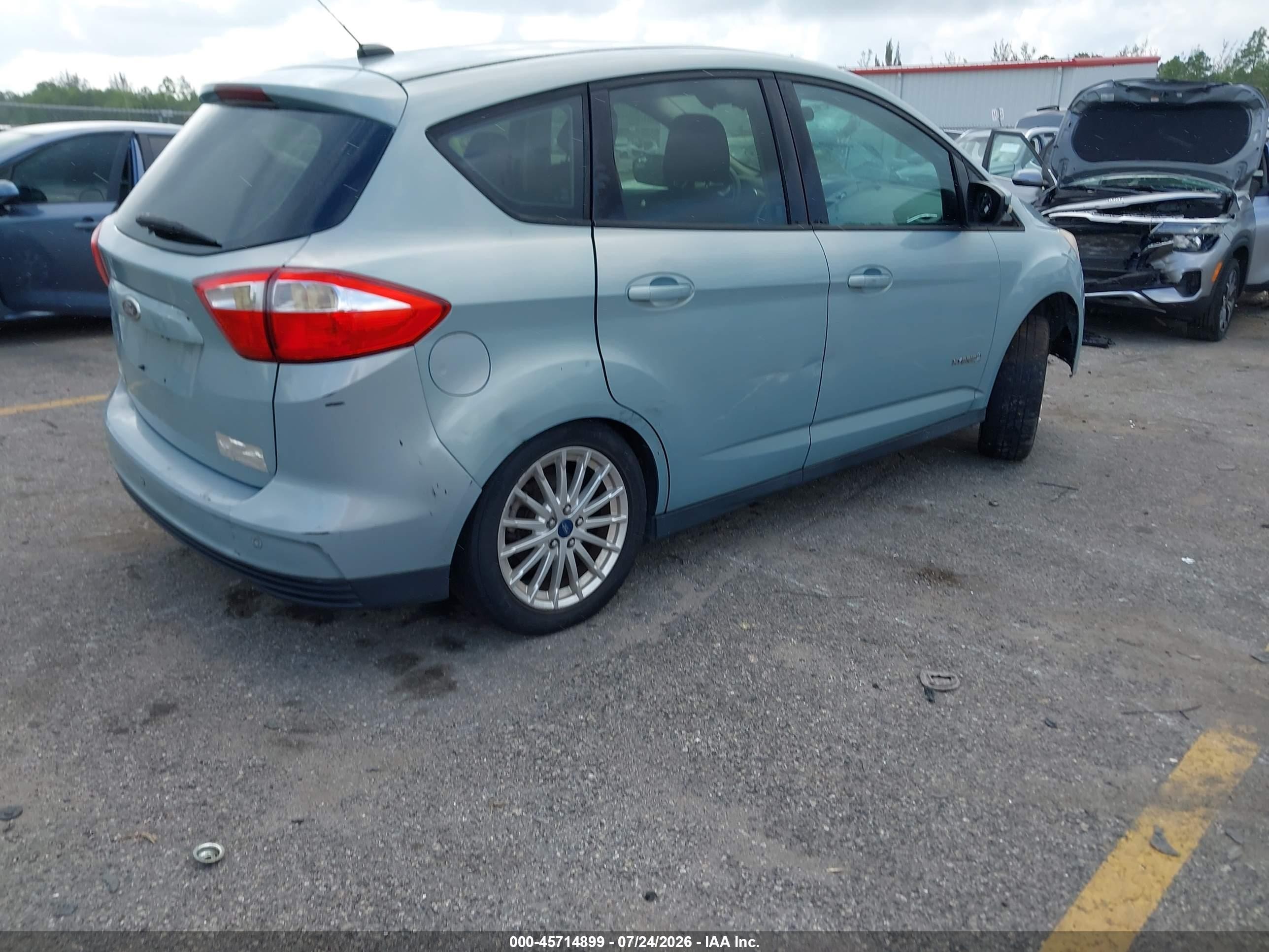 2013 Ford C-max Hybrid Se Синий vin: 1FADP5AU0DL500407