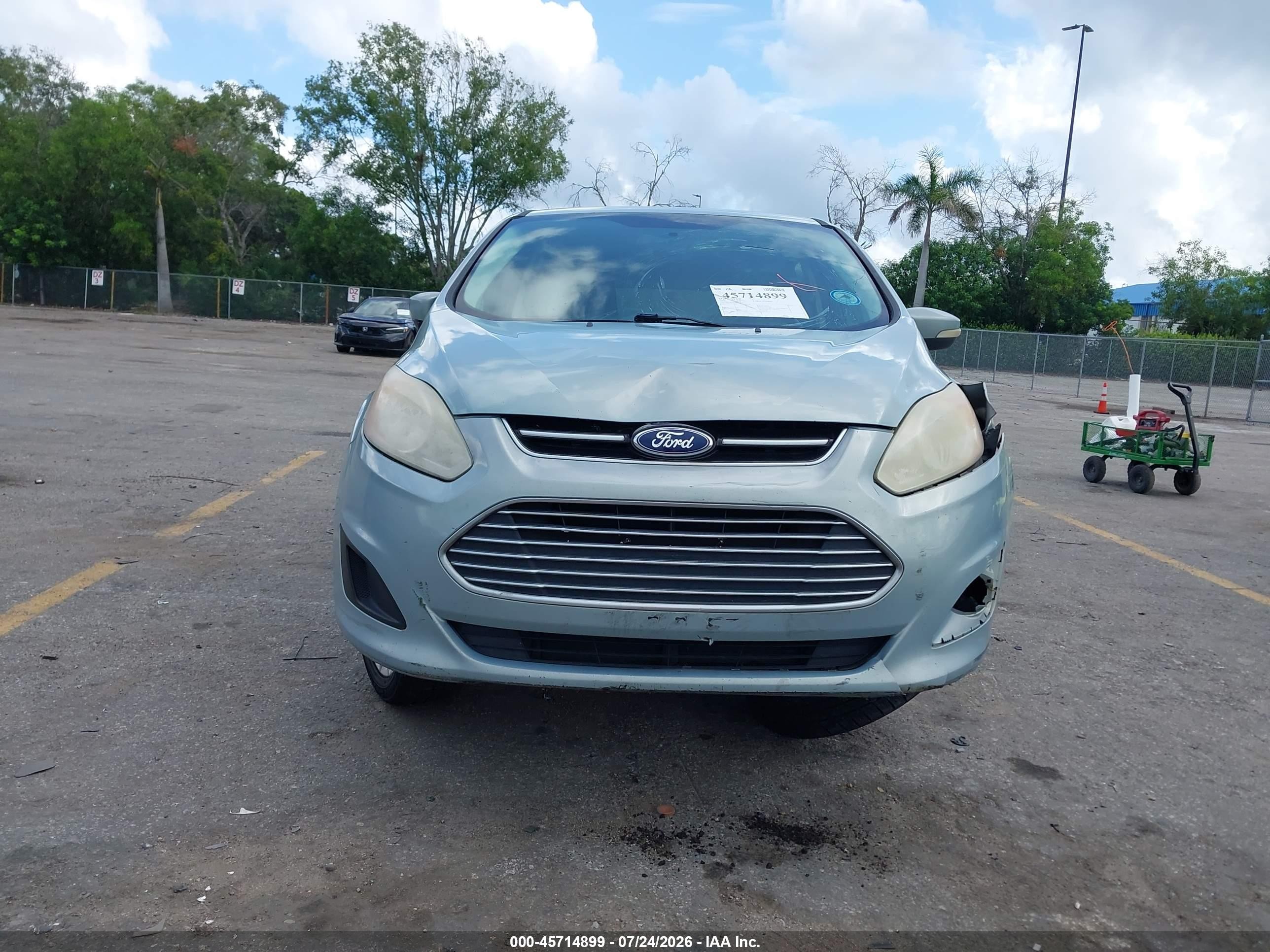 2013 Ford C-max Hybrid Se Синий vin: 1FADP5AU0DL500407