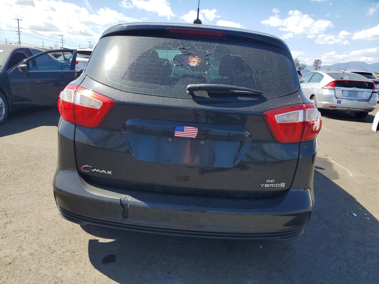 2013 Ford C-max Se Gray vin: 1FADP5AU0DL500441