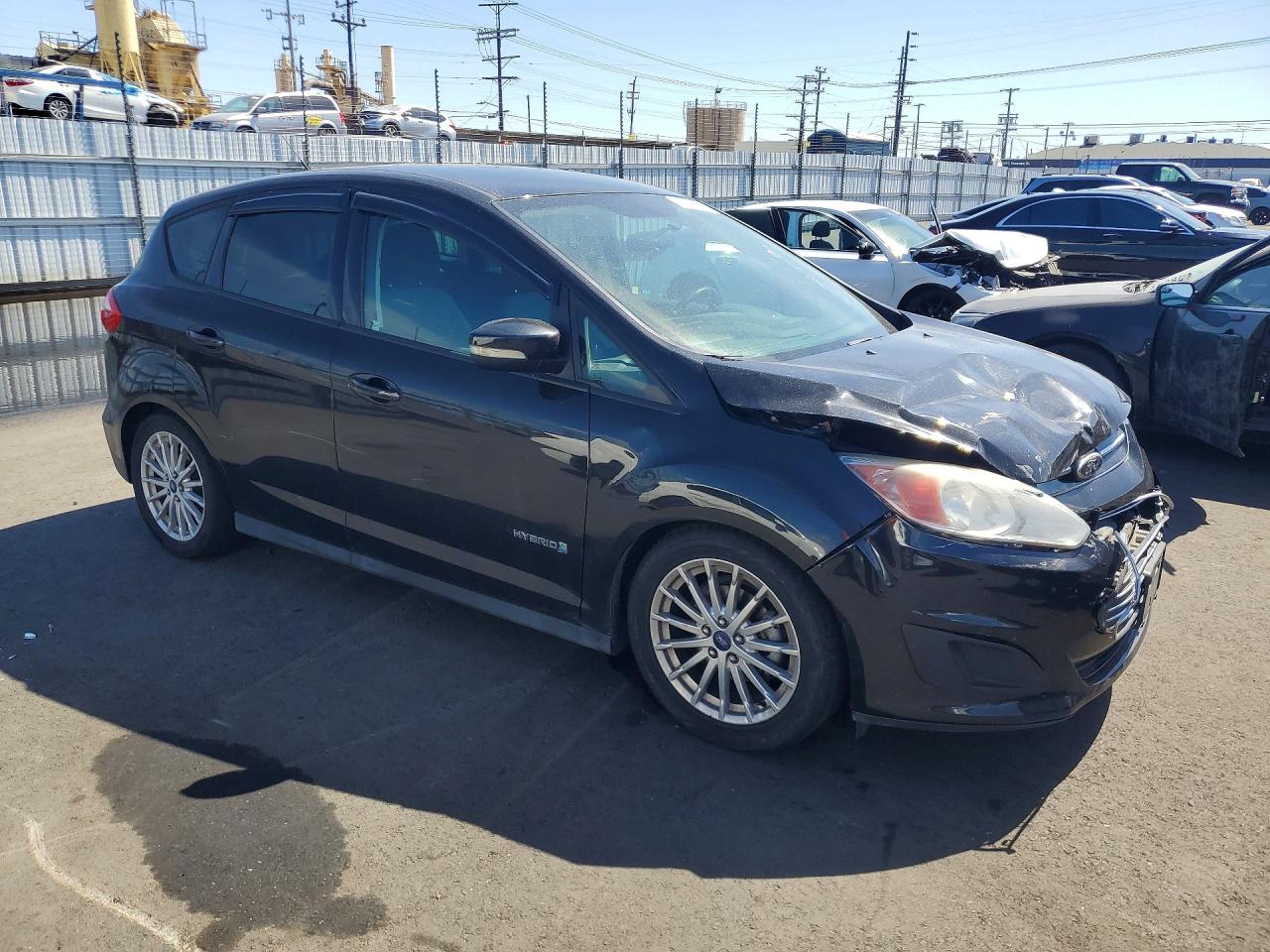 2013 Ford C-max Se Gray vin: 1FADP5AU0DL500441