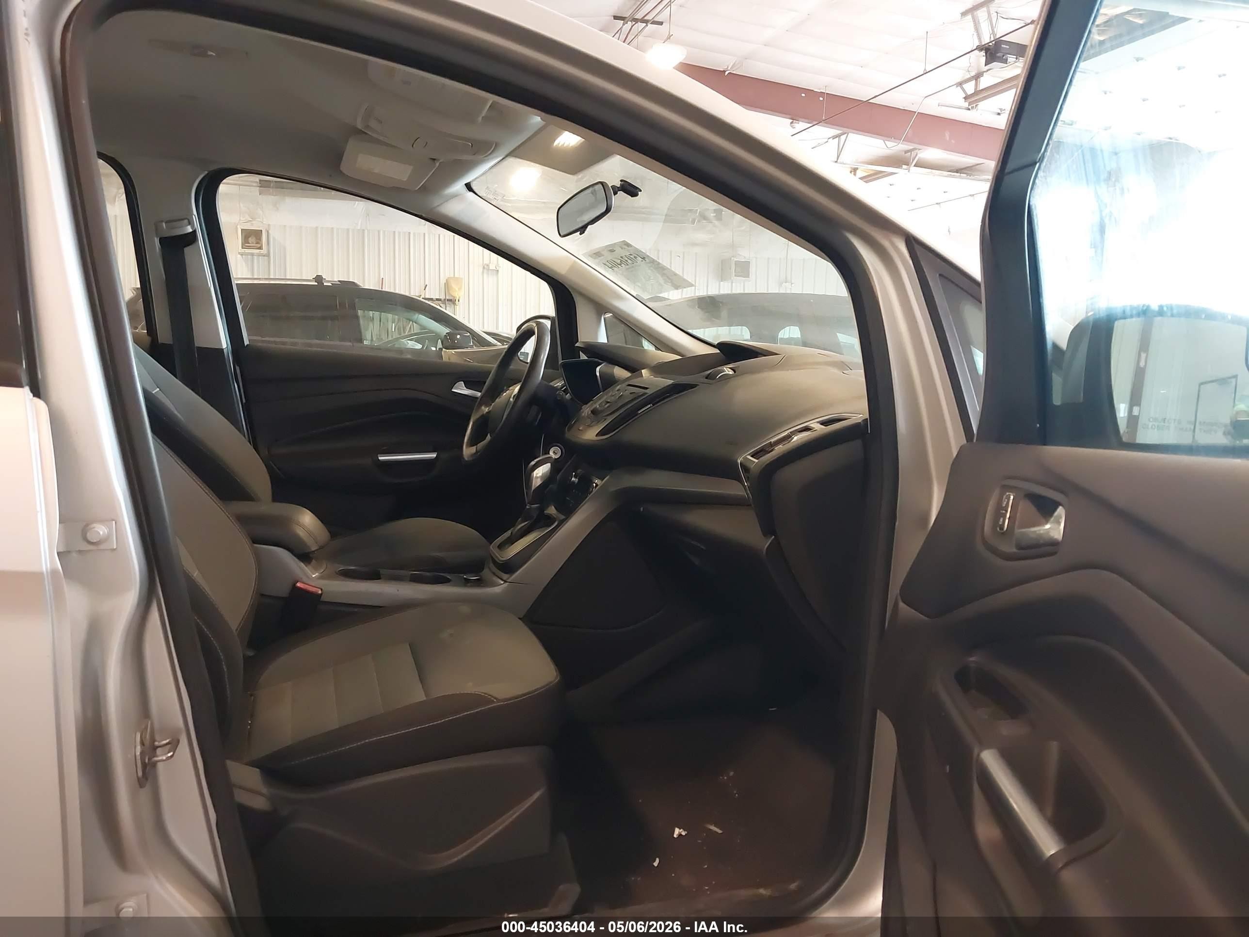 2013 Ford C-max Hybrid Se Silver vin: 1FADP5AU0DL506210