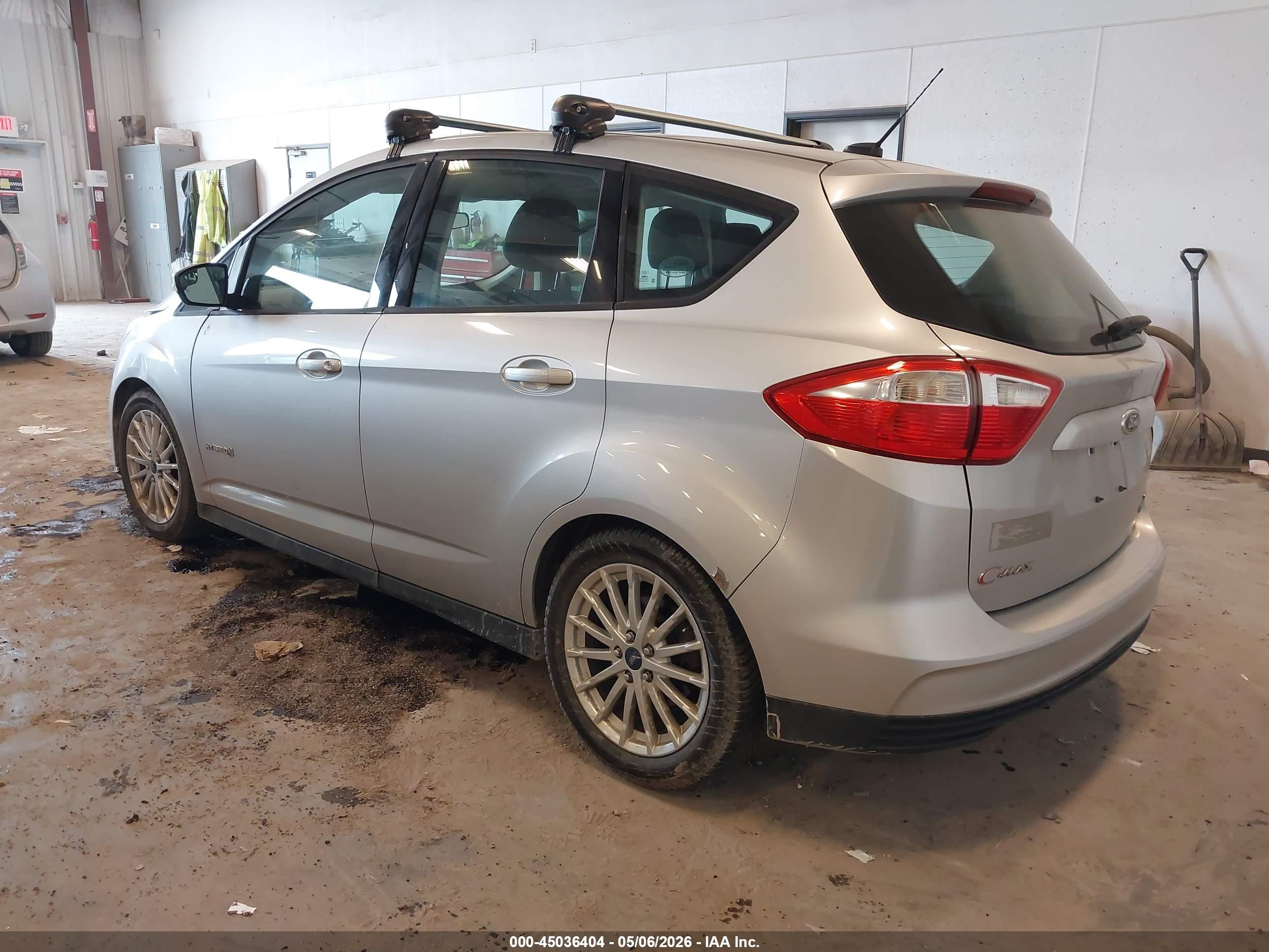 2013 Ford C-max Hybrid Se Silver vin: 1FADP5AU0DL506210