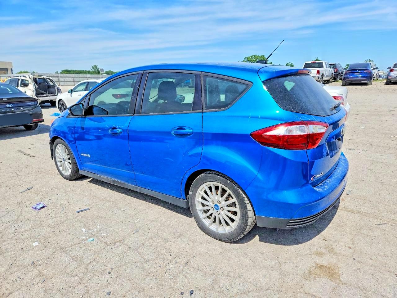 2013 Ford C-max Se Blue vin: 1FADP5AU0DL506322