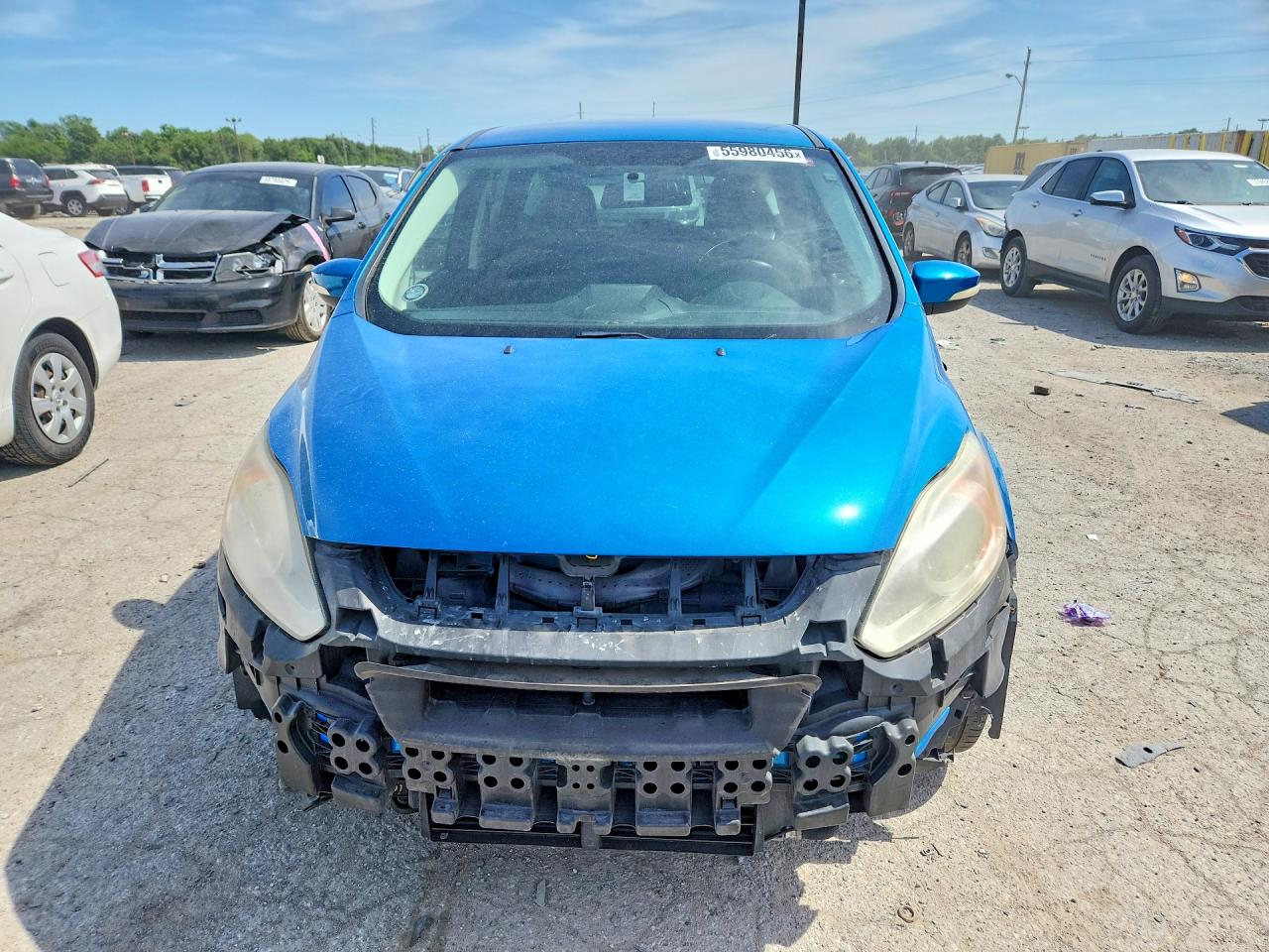 2013 Ford C-max Se Blue vin: 1FADP5AU0DL506322