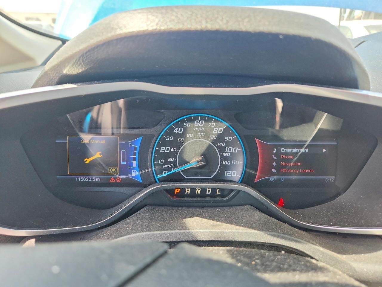 2013 Ford C-max Se Blue vin: 1FADP5AU0DL506322