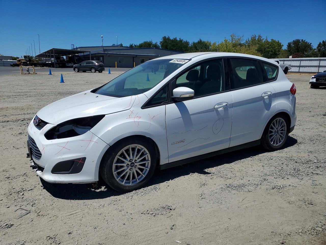 2013 Ford C-max Se White vin: 1FADP5AU0DL511441