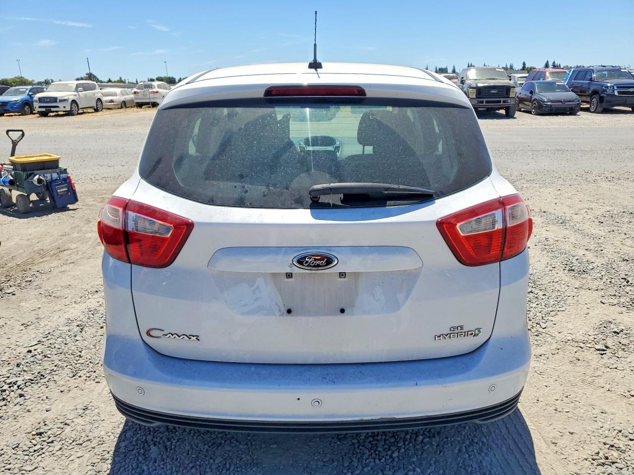 2013 Ford C-max Se White vin: 1FADP5AU0DL511441