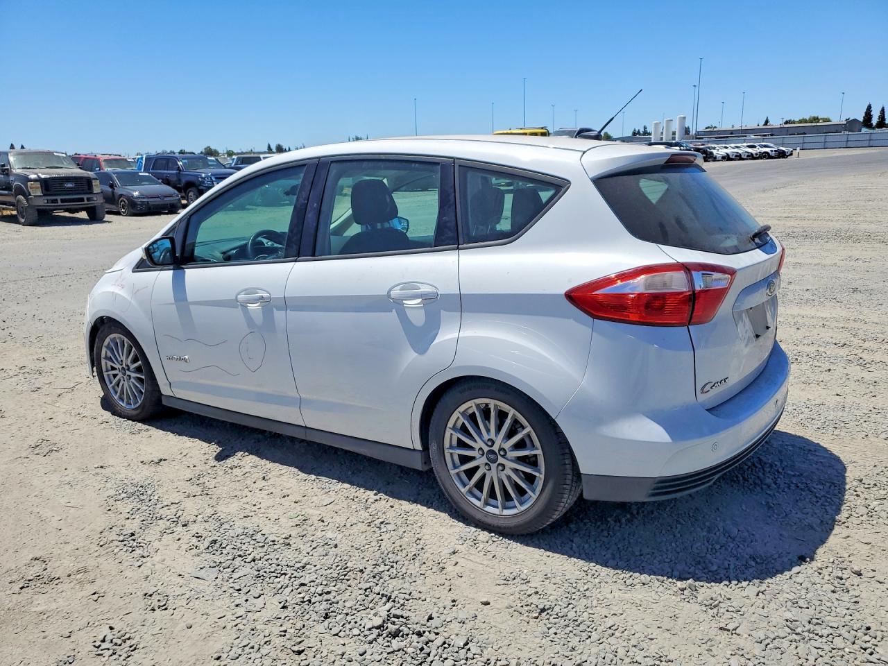 2013 Ford C-max Se White vin: 1FADP5AU0DL511441