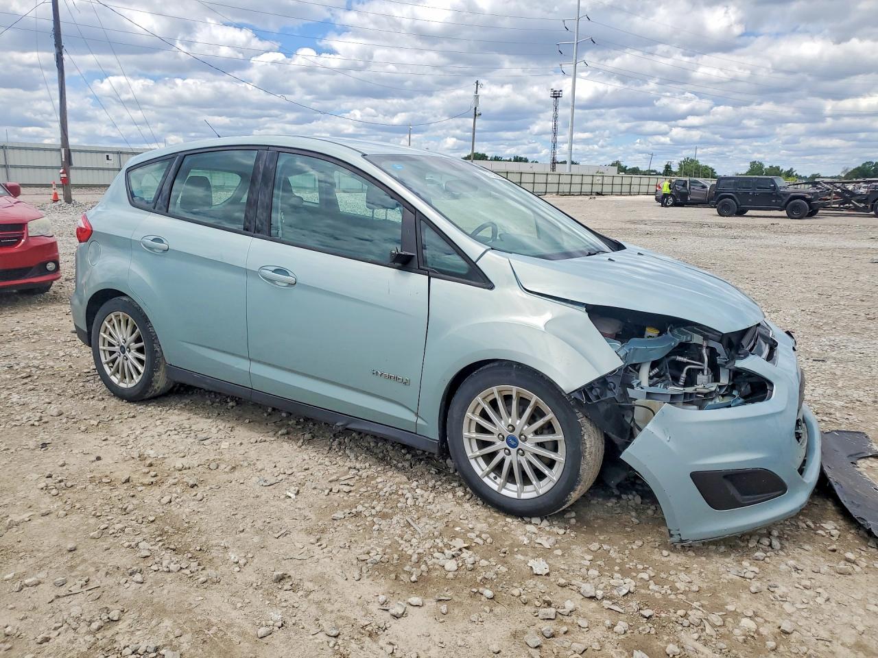 2013 Ford C-max Se Turquoise vin: 1FADP5AU0DL513139